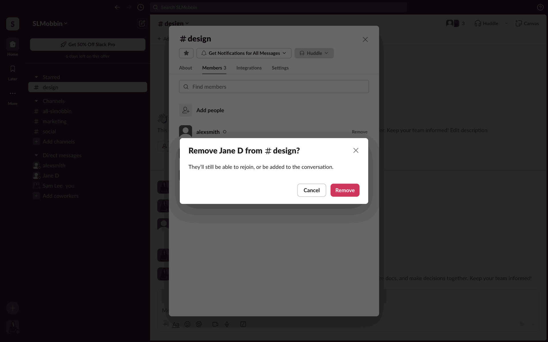Slack Web Business interface screenshot 20