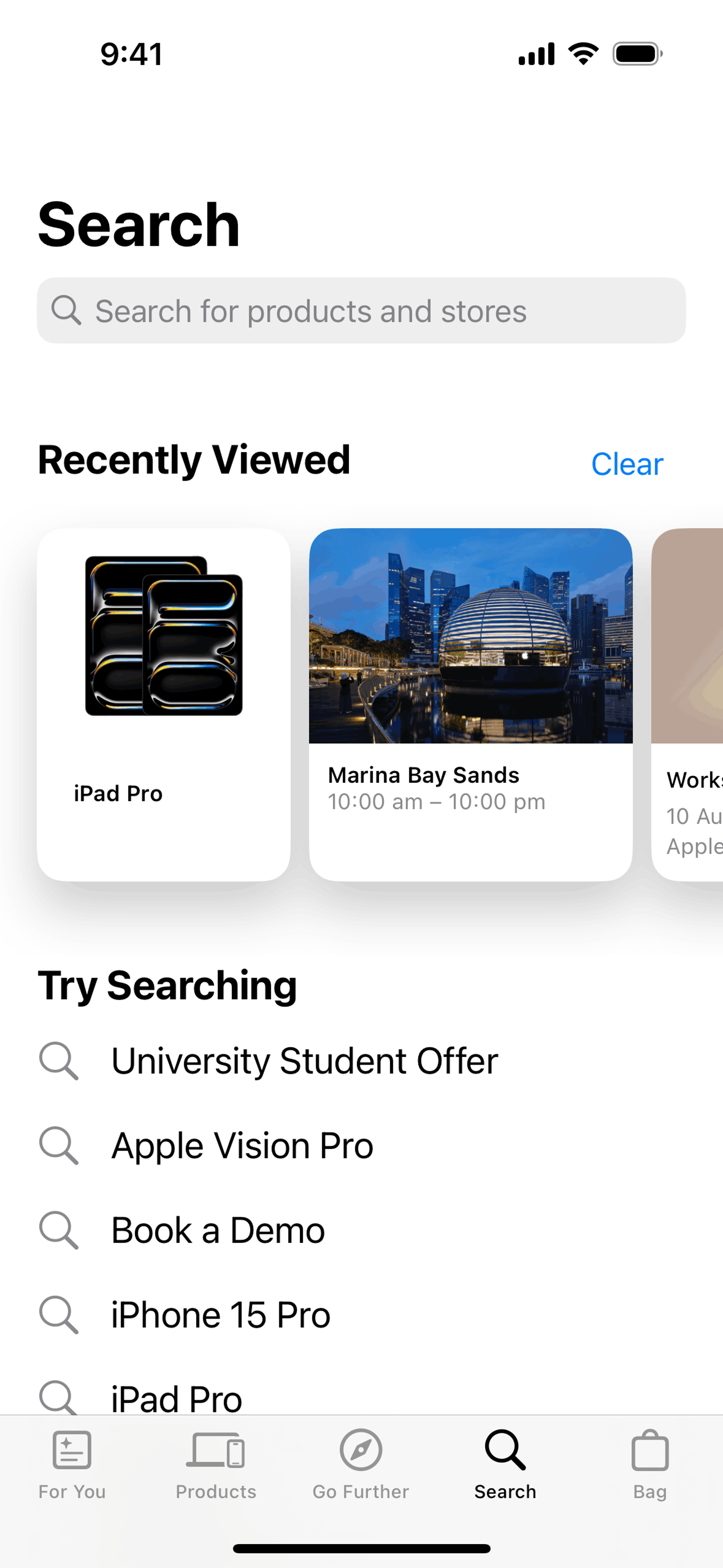 Apple Store iOS Shopping interface screenshot 18