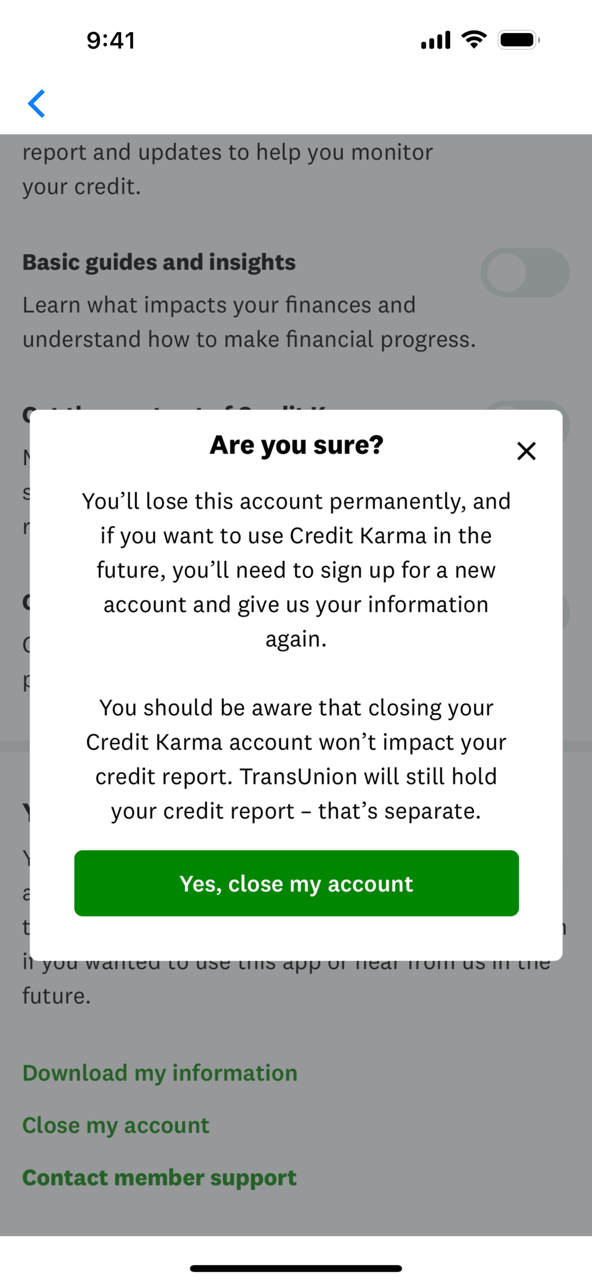 Credit Karma iOS Finance interface screenshot 9