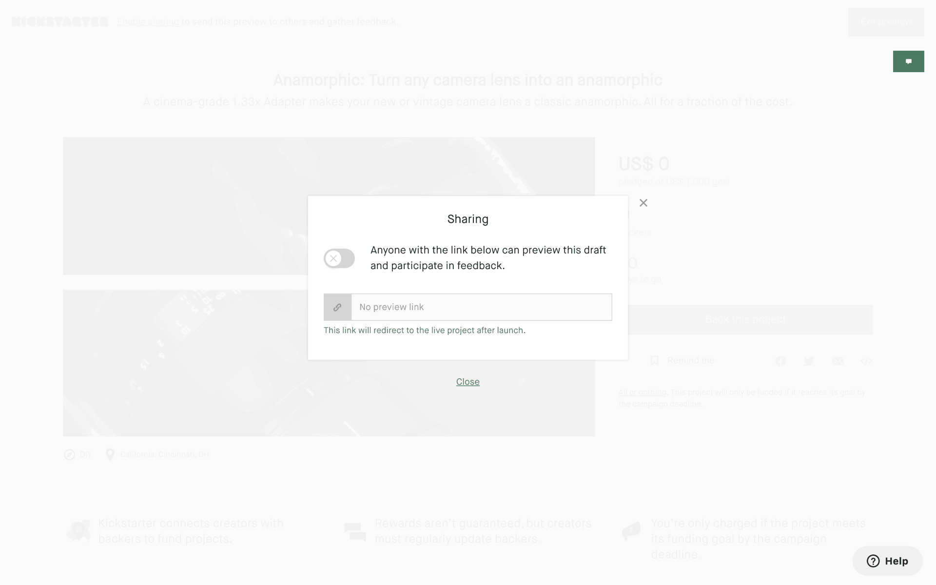 Kickstarter Web Social Networking interface screenshot 19