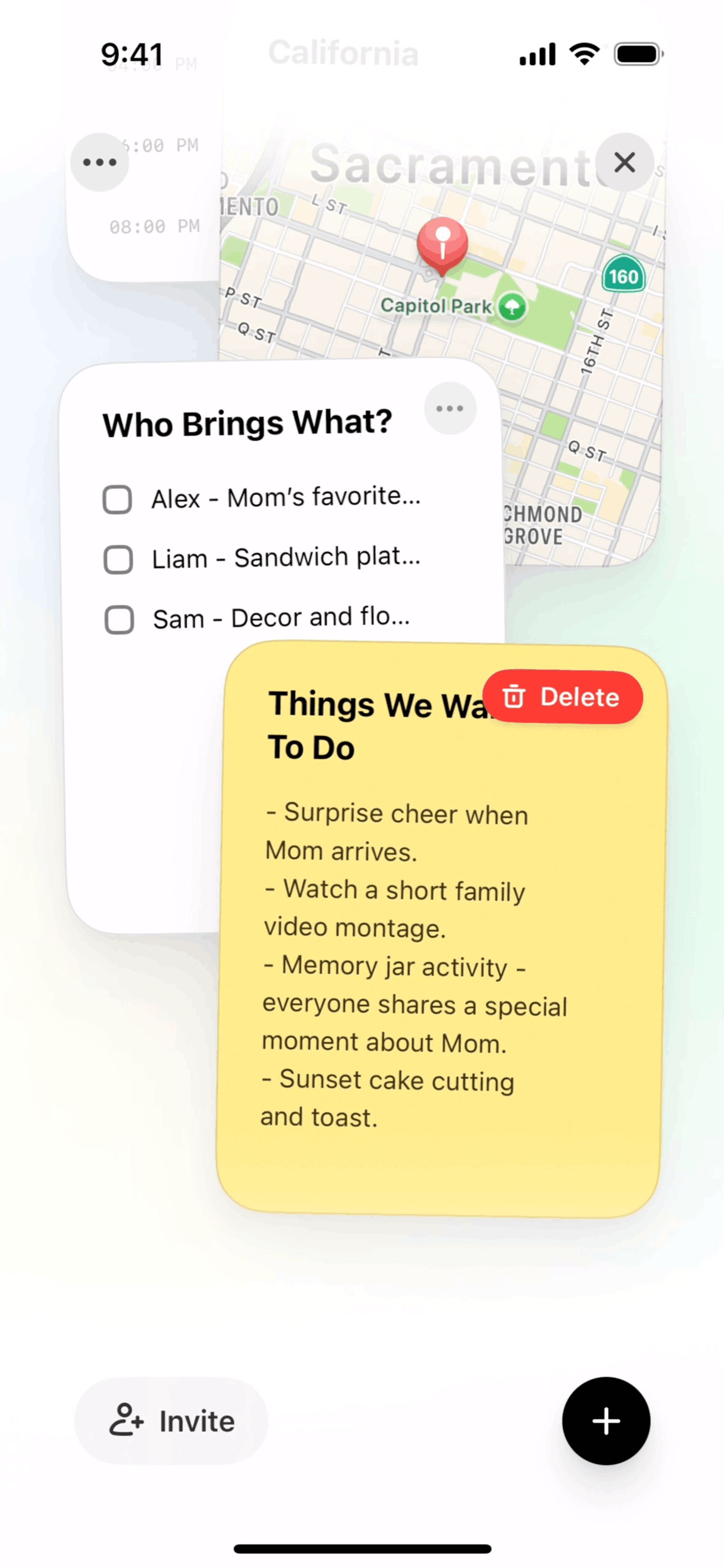 Canopi iOS Collaboration interface screenshot 15