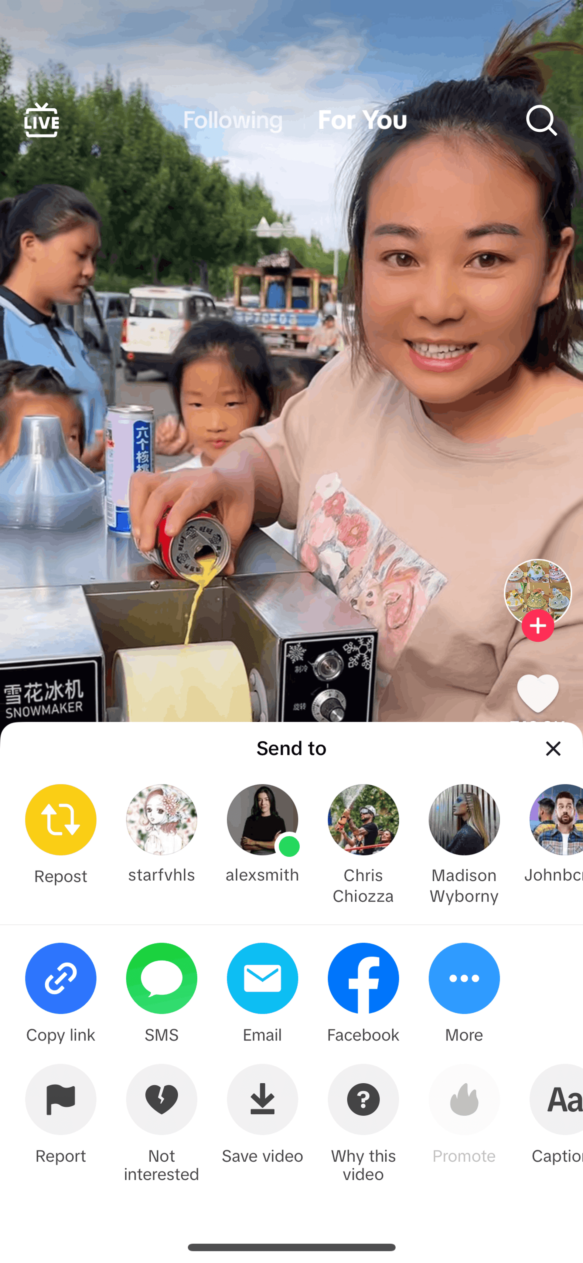 TikTok iOS Social Networking interface screenshot 10