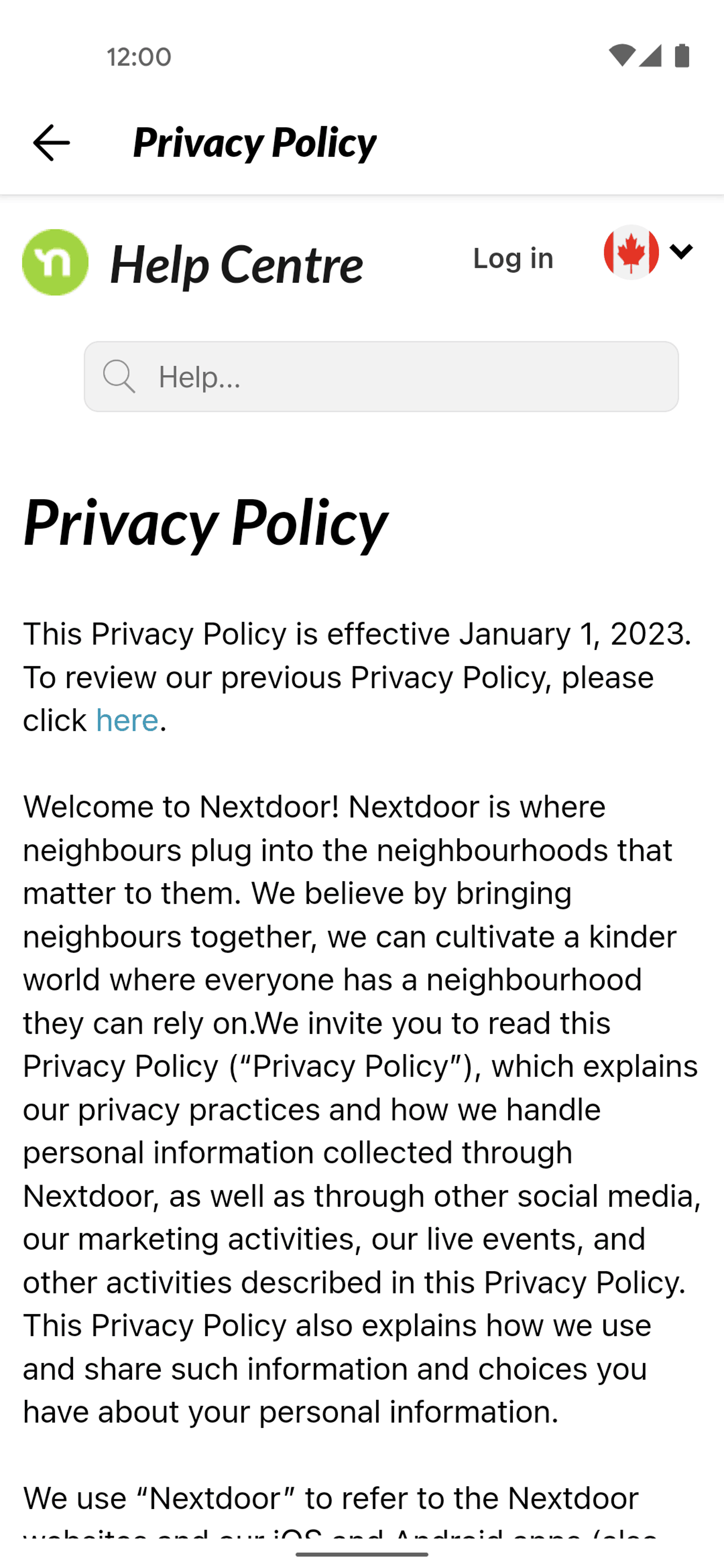 Nextdoor Android News interface screenshot 21