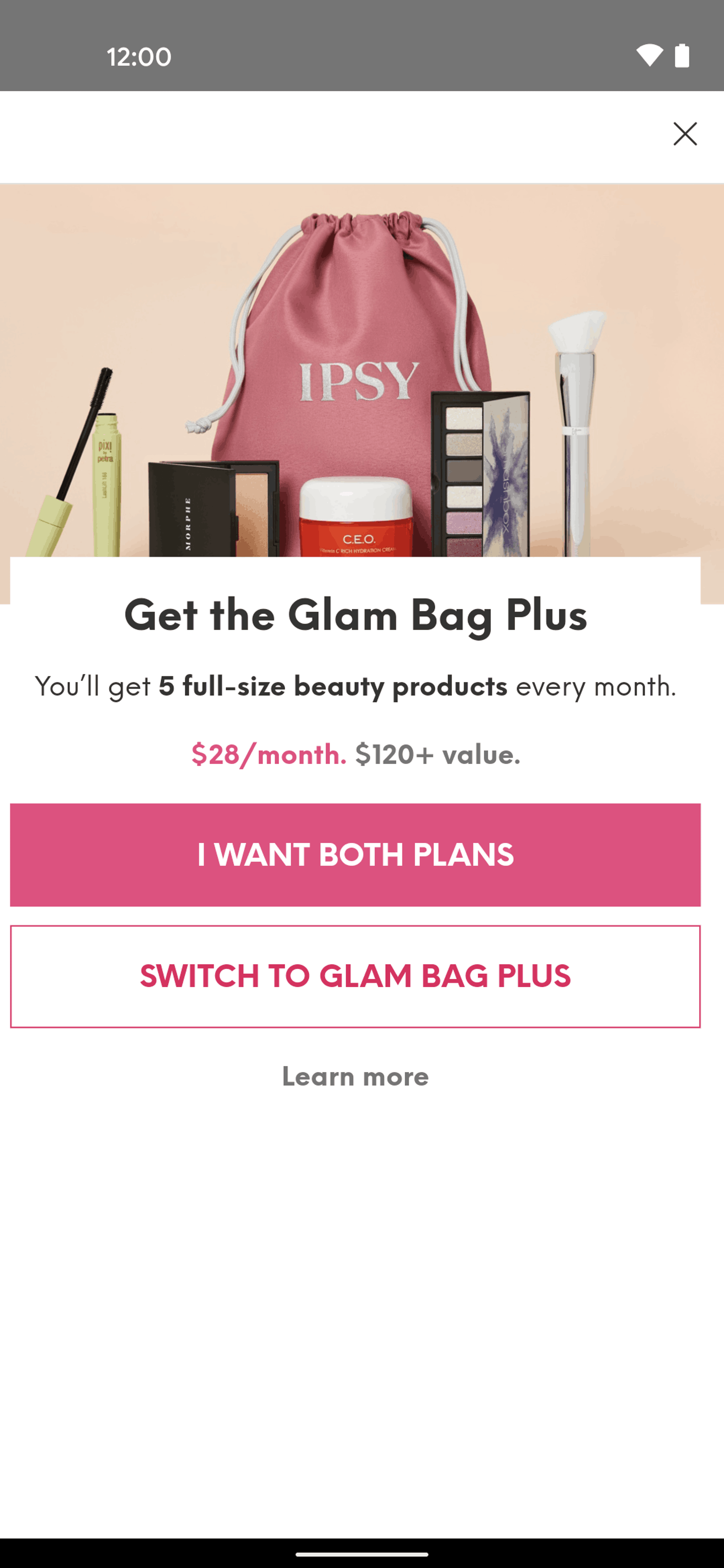 IPSY Android Shopping interface screenshot 5