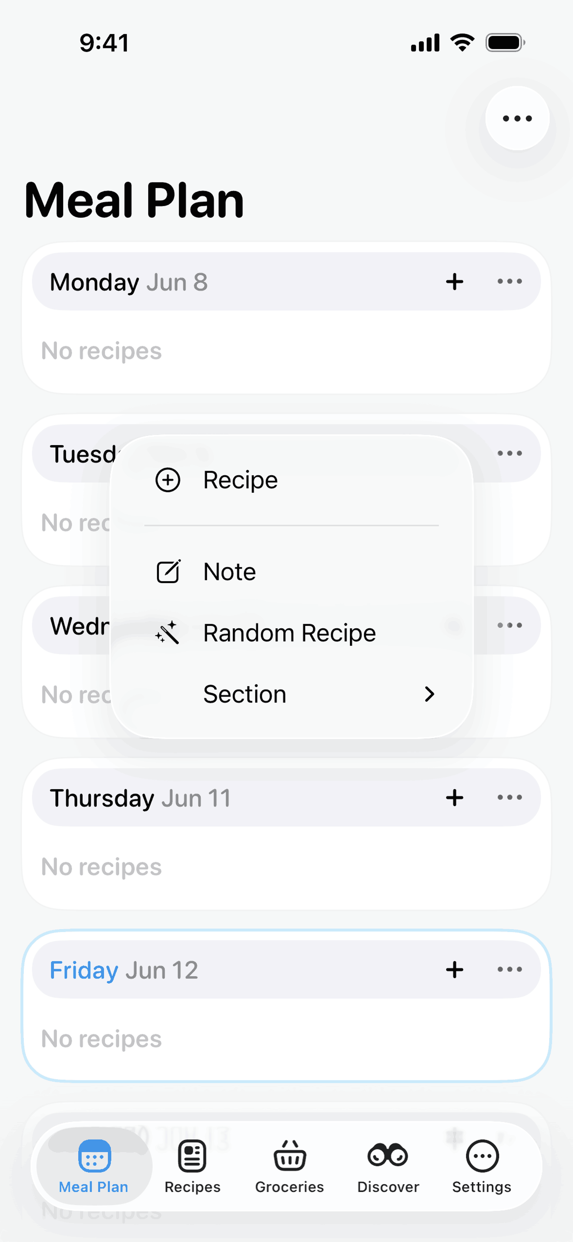 Crouton iOS Food & Drink interface screenshot 19