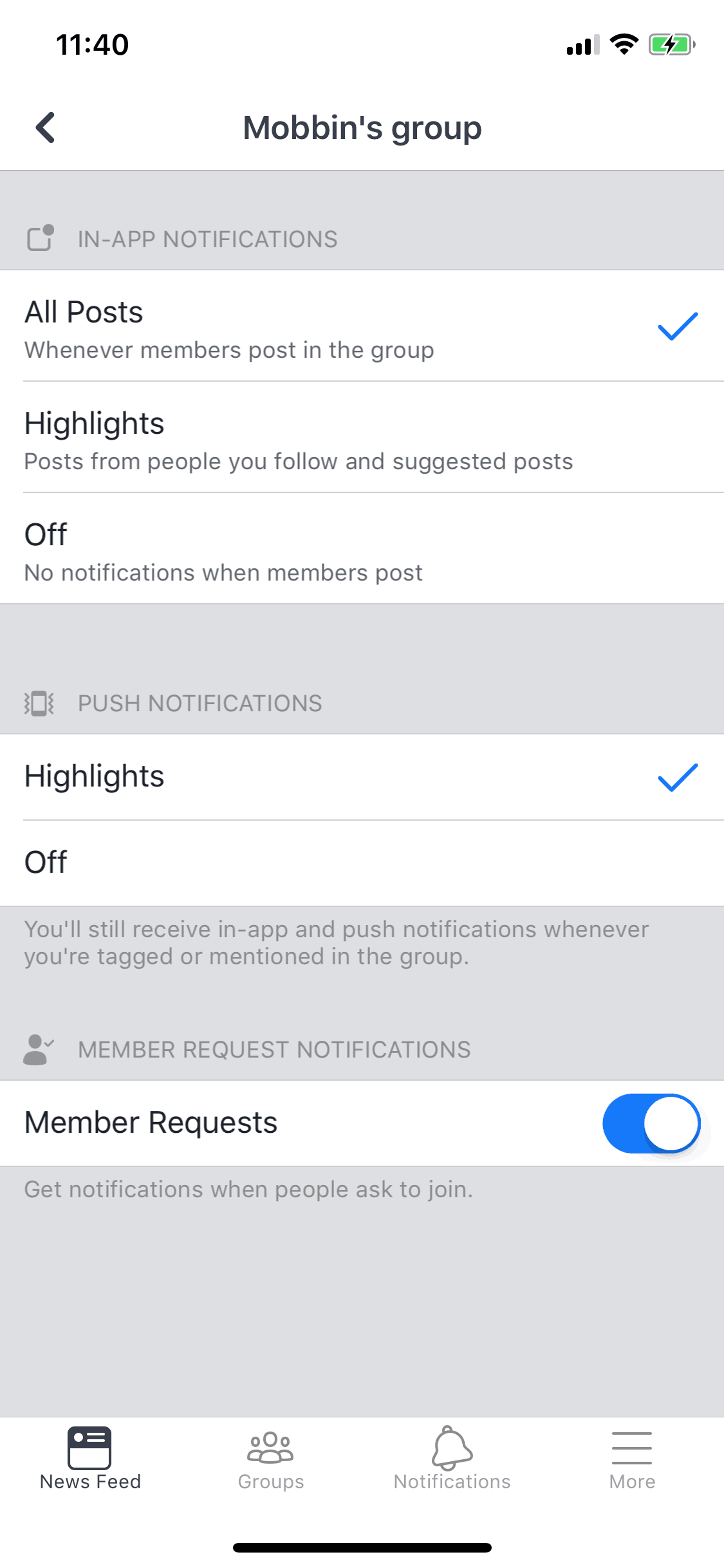 Workplace iOS Business interface screenshot 16