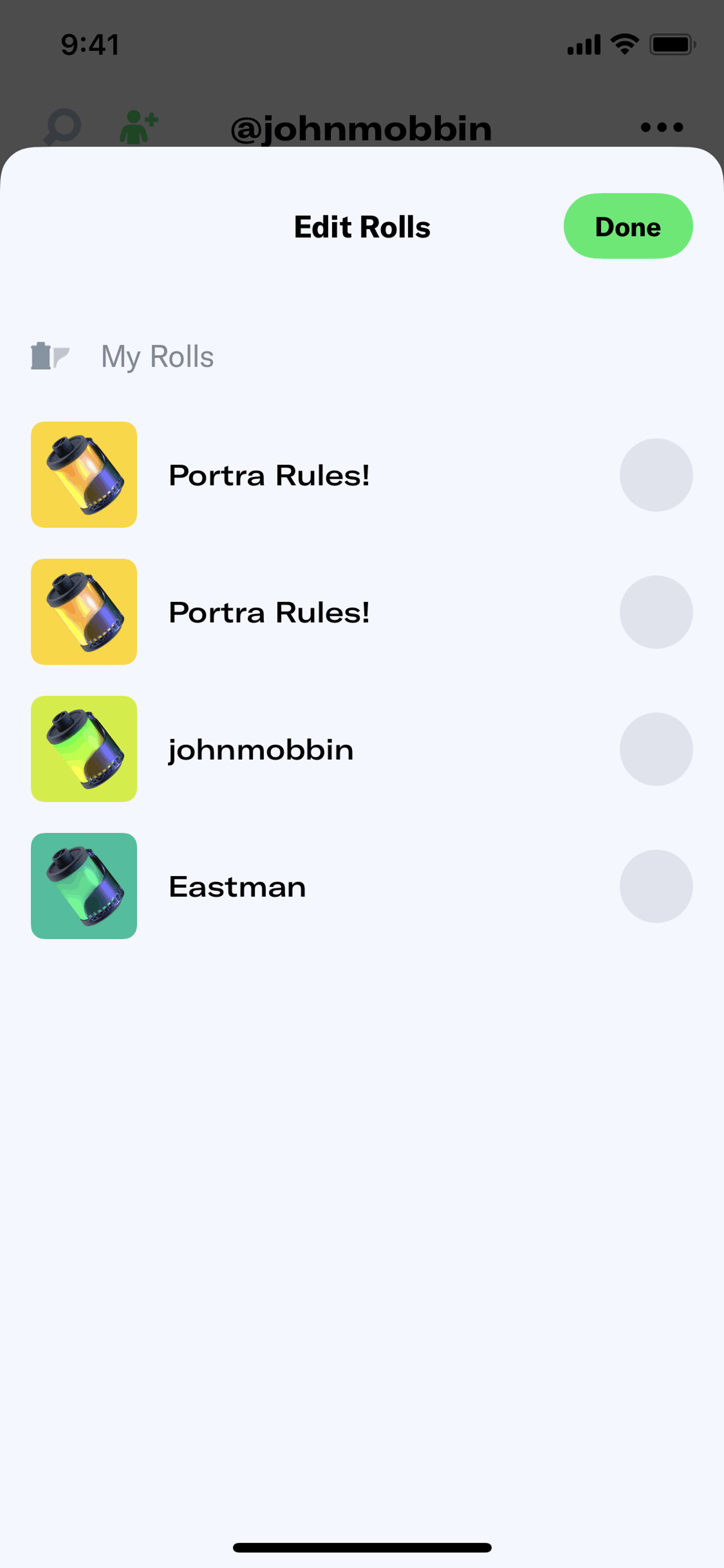 Dispo iOS Photo & Video interface screenshot 16