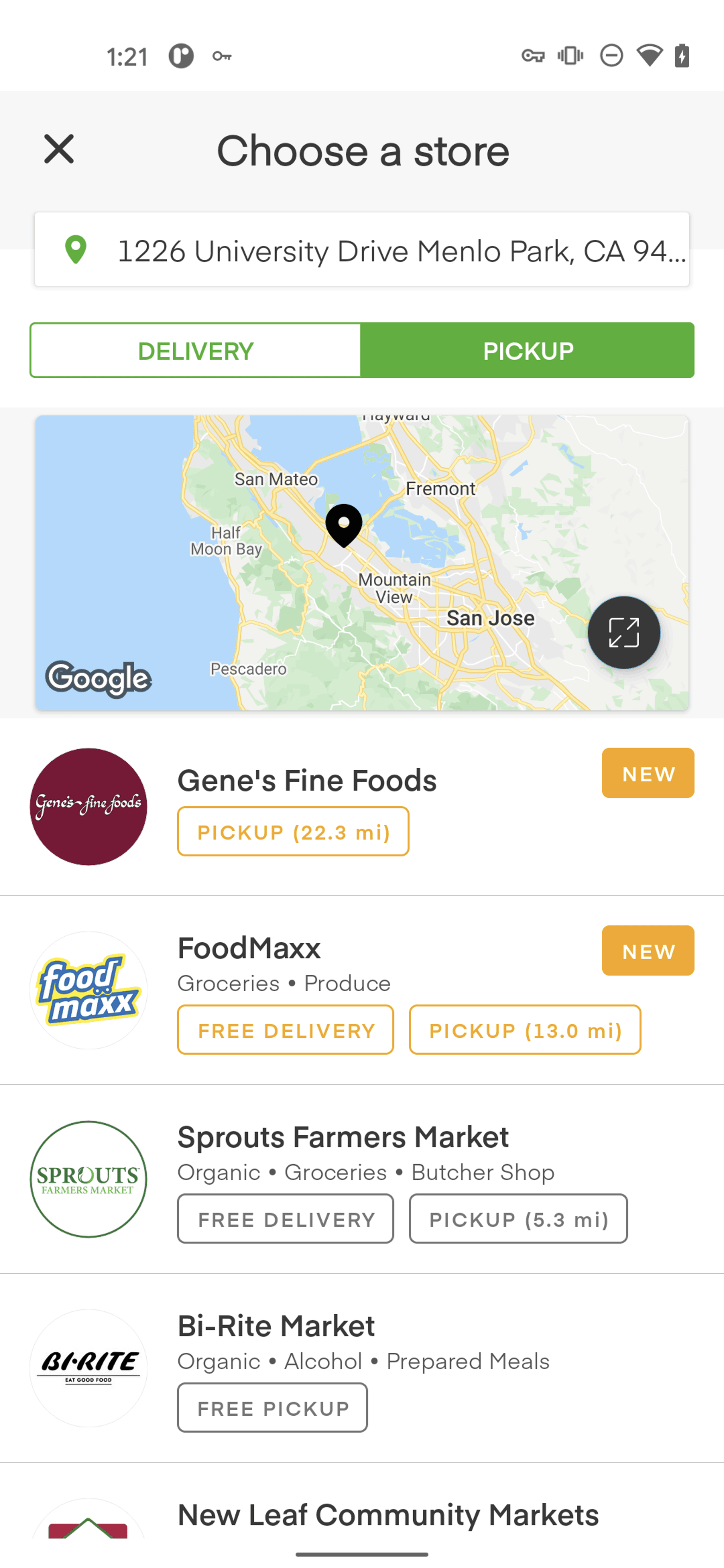 Instacart Android Food & Drink interface screenshot 23