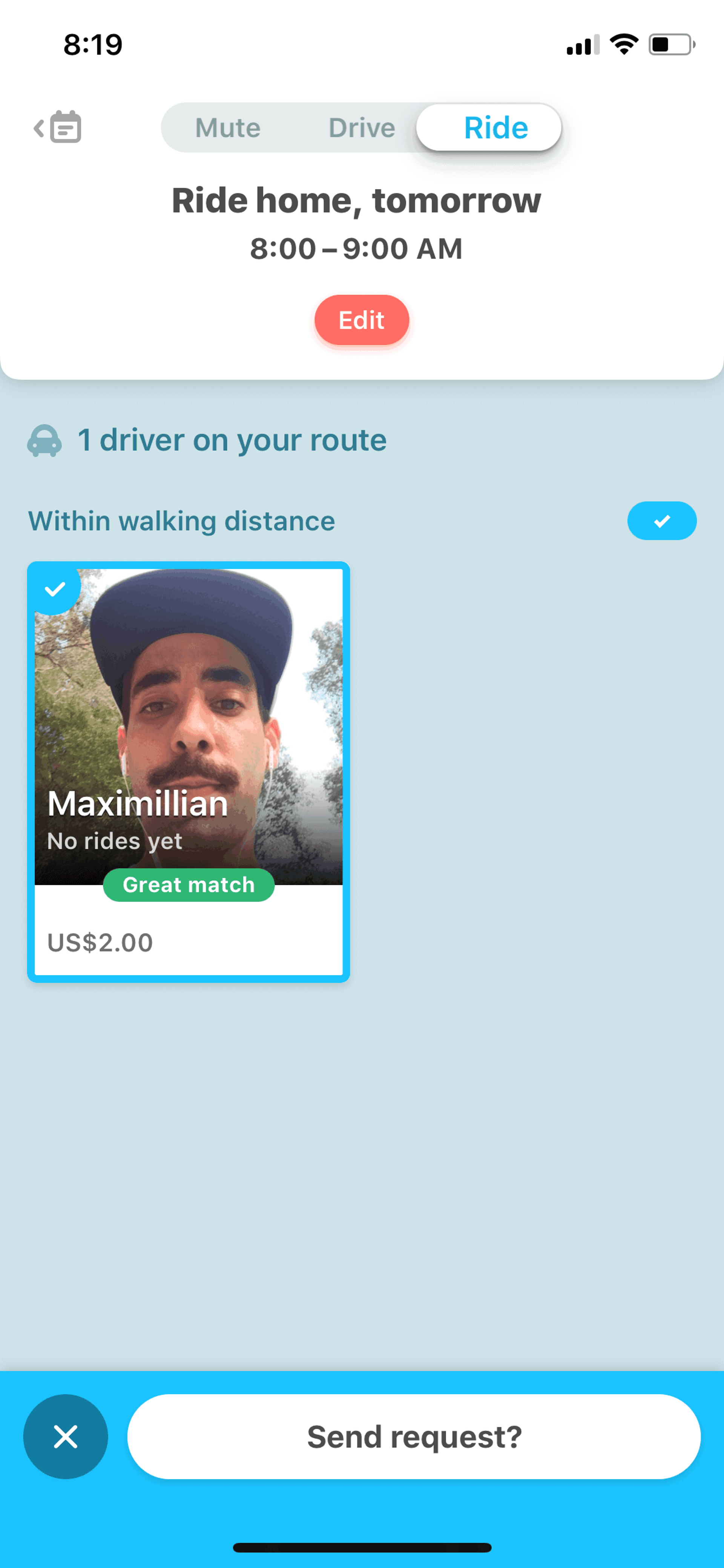 Waze Carpool iOS Maps & Navigation interface screenshot 19