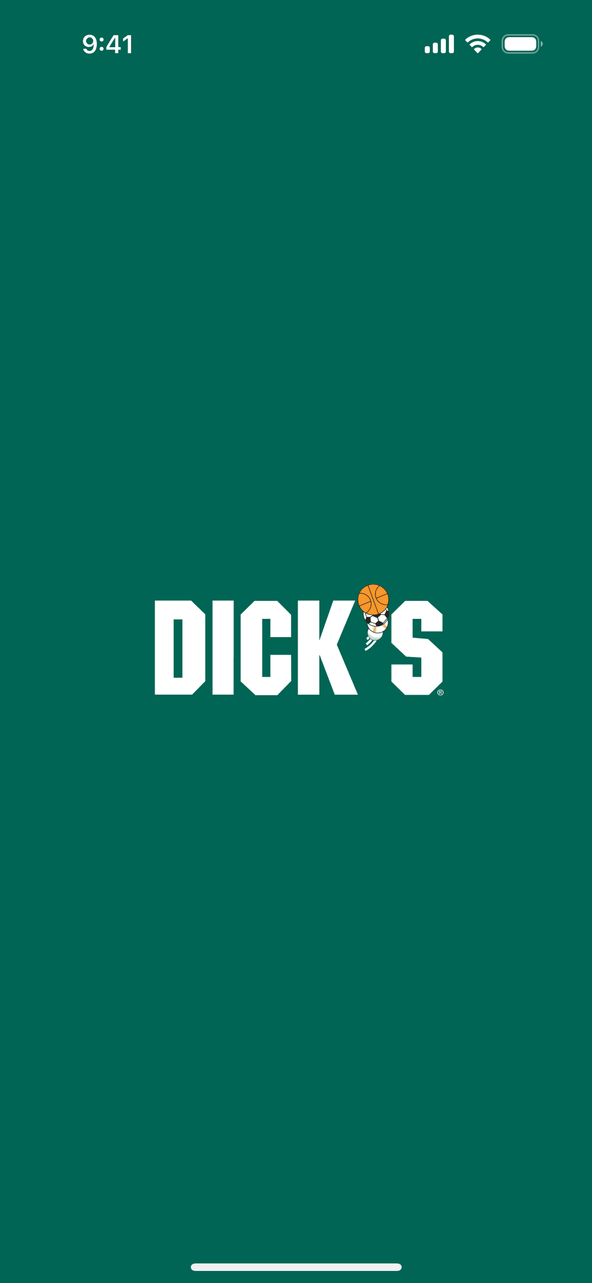 DICK’S Sporting Goods iOS Shopping interface screenshot 1