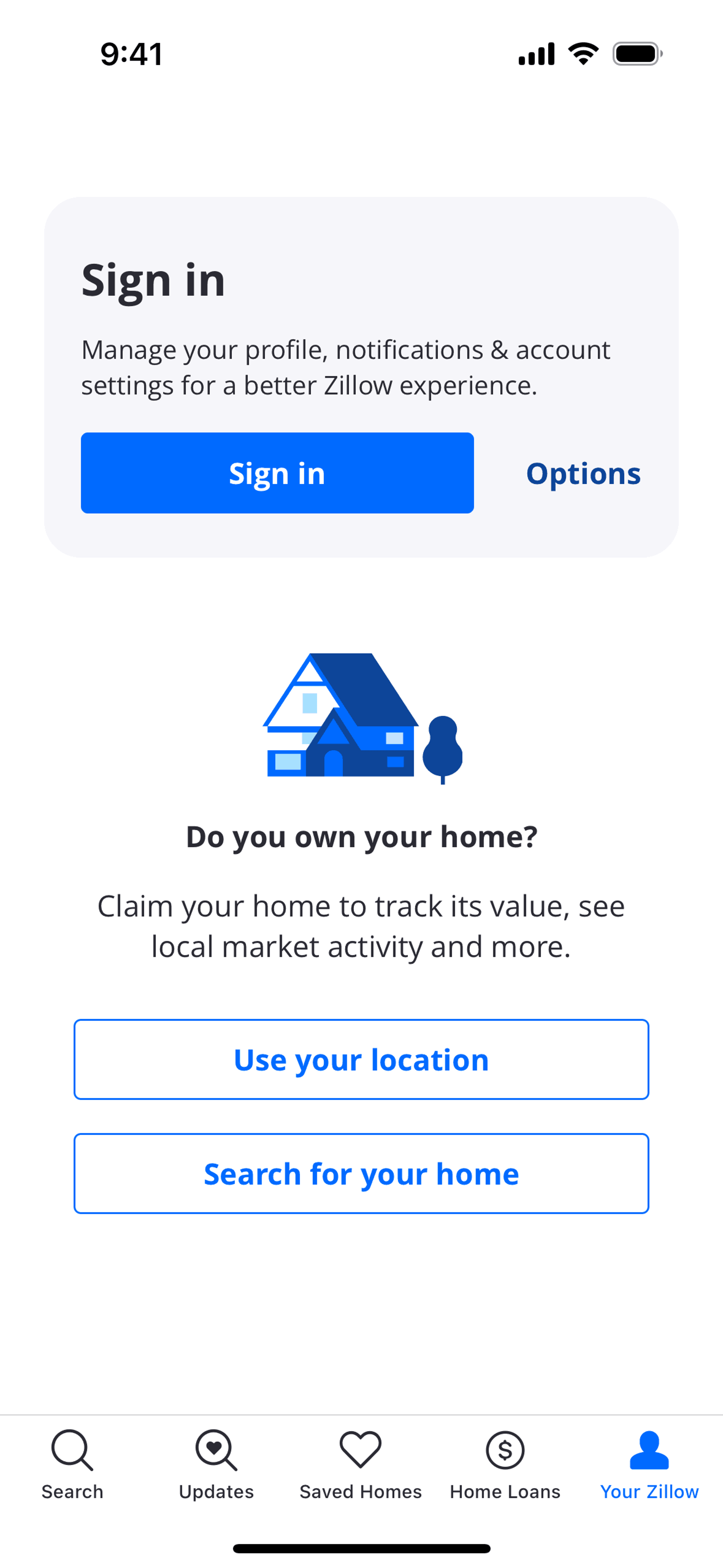 Zillow iOS Real Estate interface screenshot 5