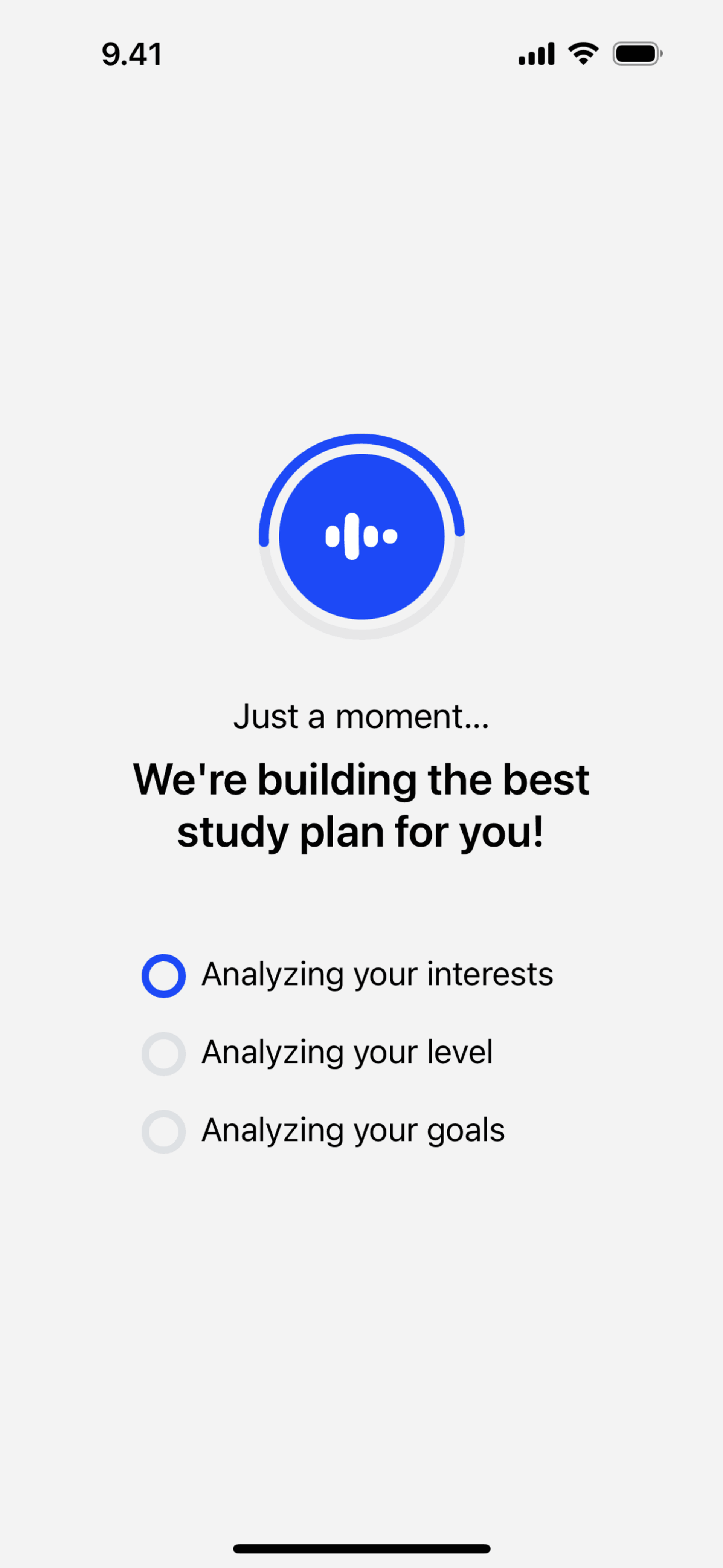 Speak iOS Education interface screenshot 10