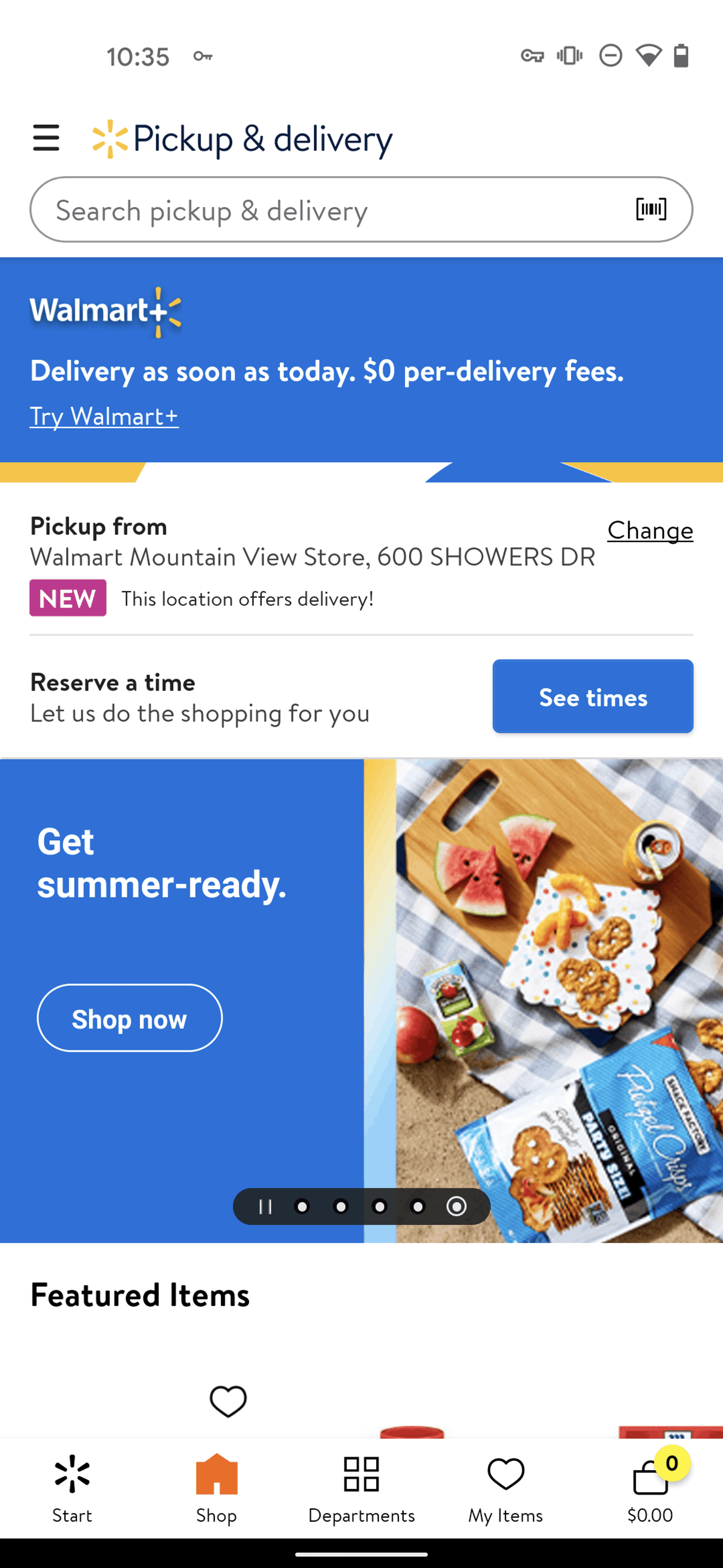 Walmart Android Shopping interface screenshot 8