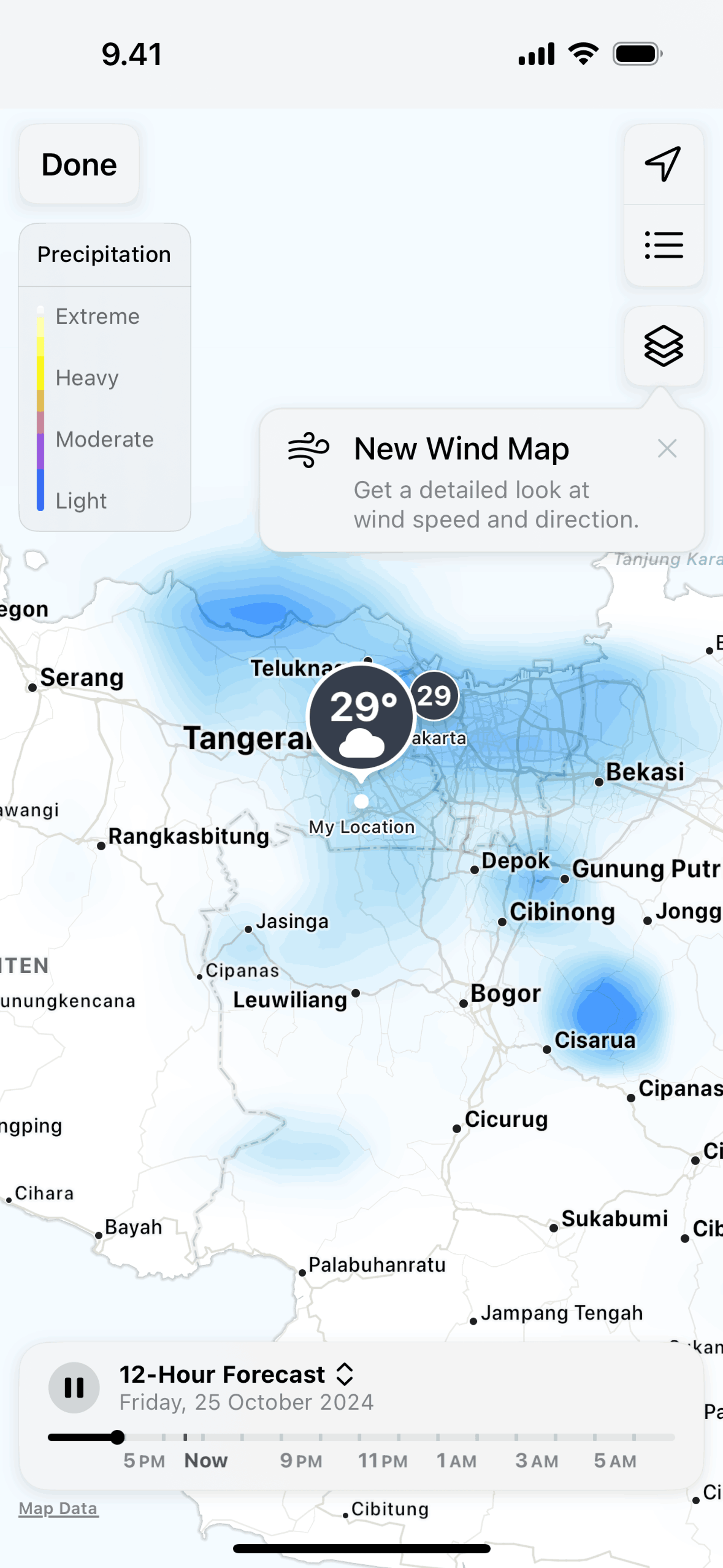 Weather iOS Lifestyle interface screenshot 14