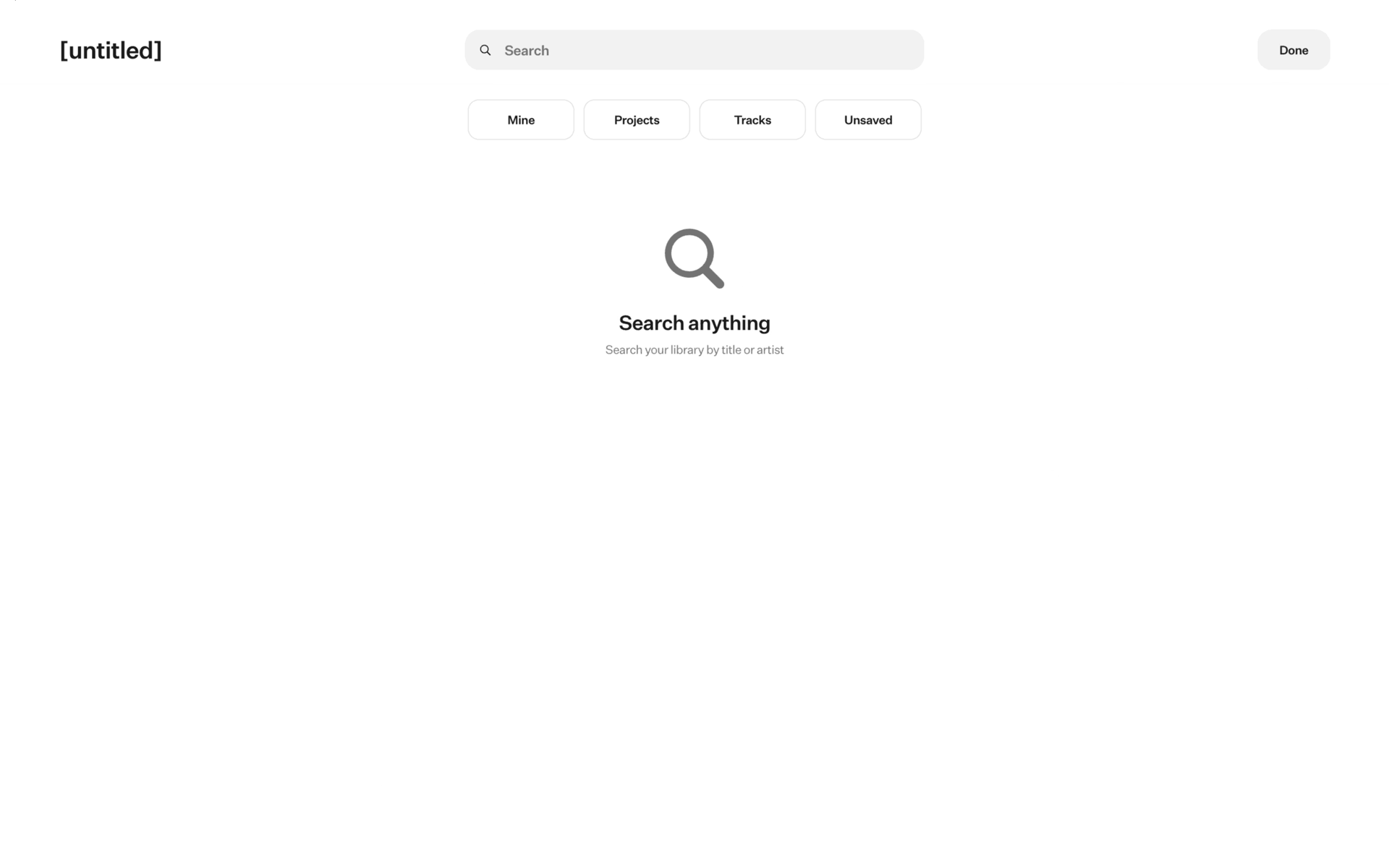 [untitled] Web Music & Audio interface screenshot 6