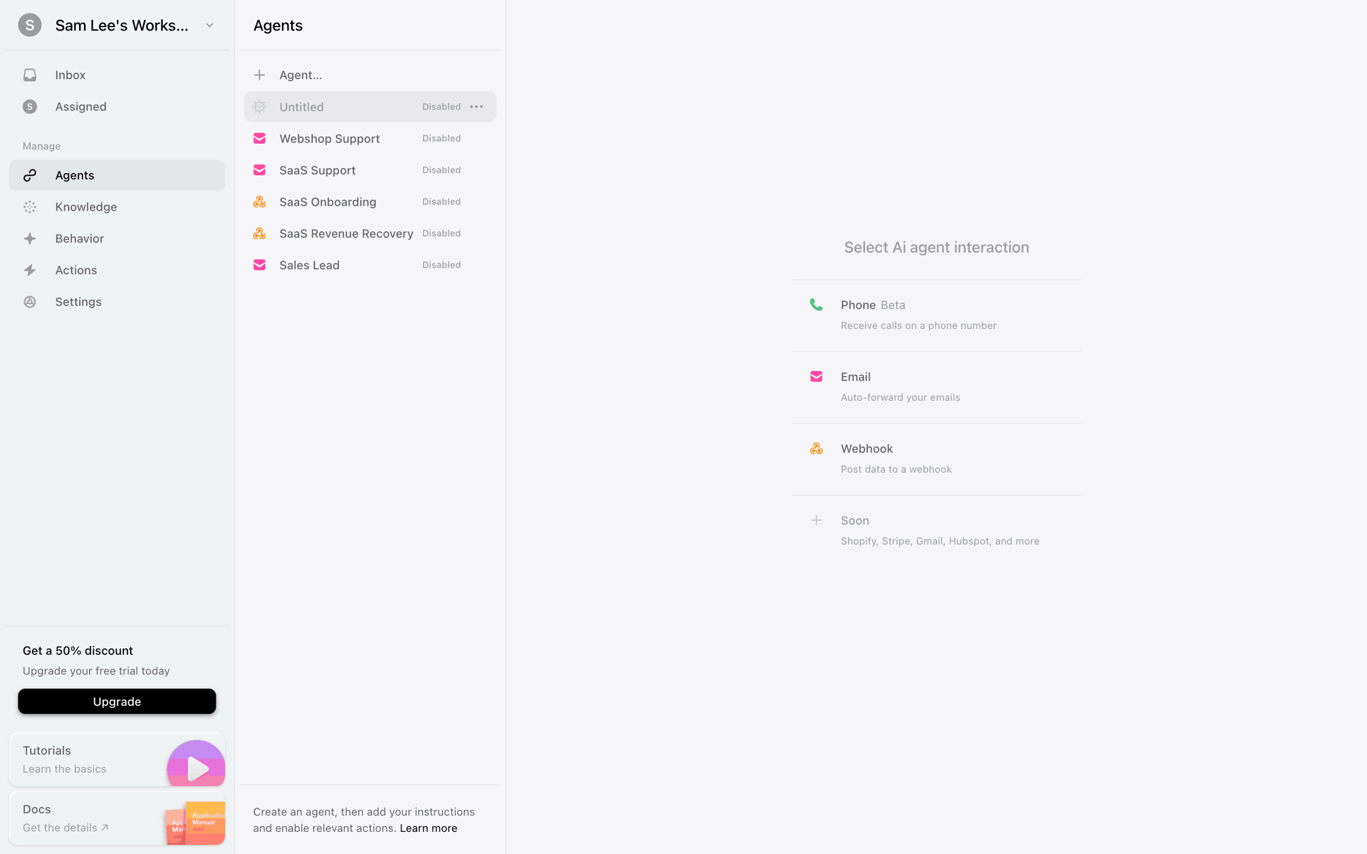 Lemni Web Business interface screenshot 20