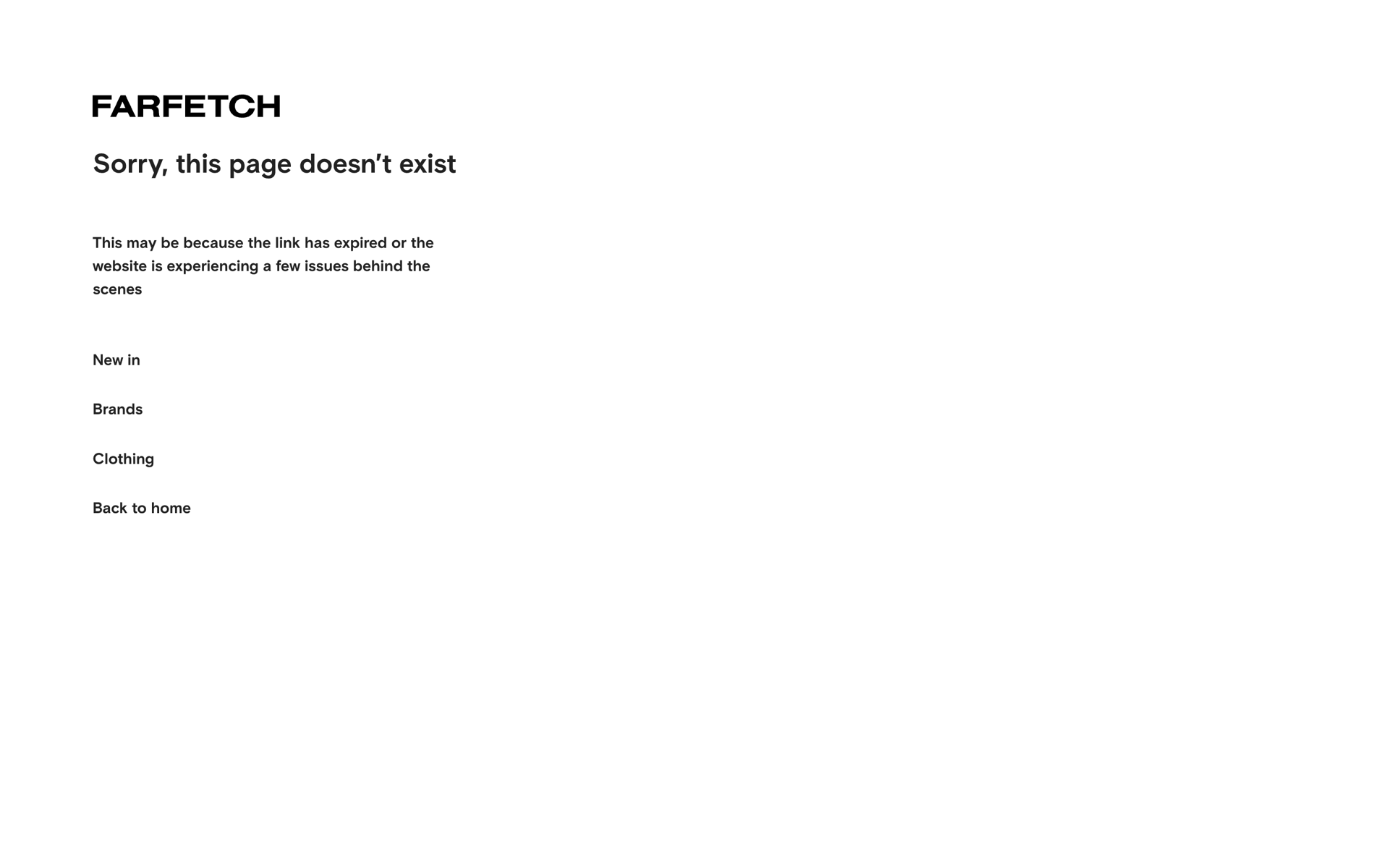 FARFETCH Web Shopping interface screenshot 2