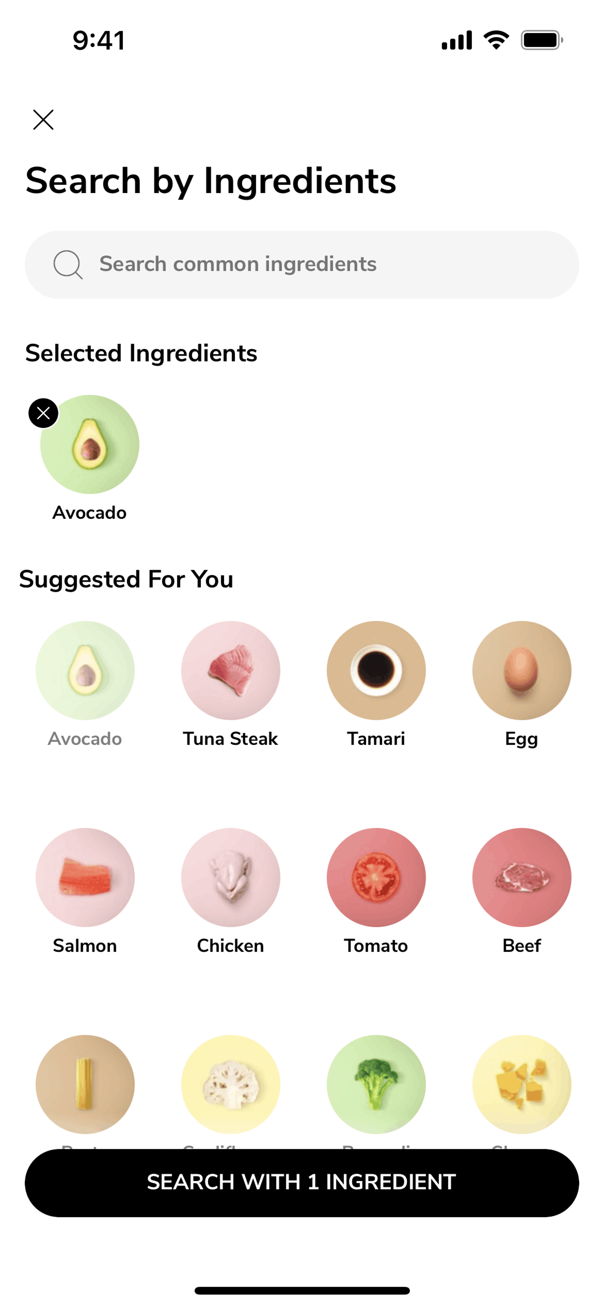 SideChef iOS Food & Drink interface screenshot 11