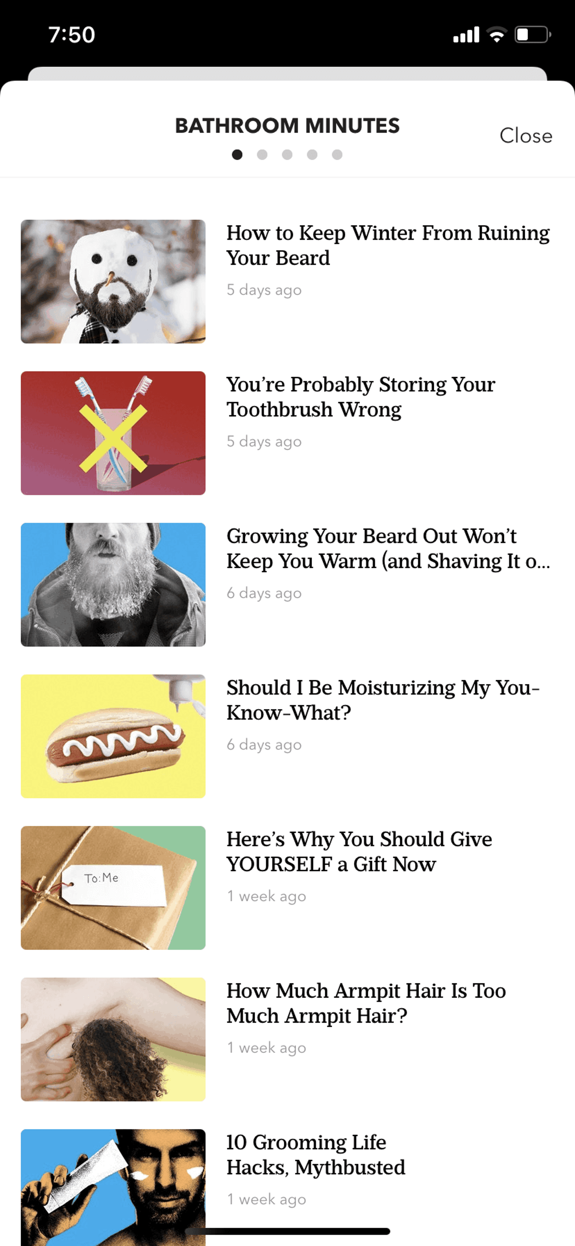 Dollar Shave Club iOS Shopping interface screenshot 14