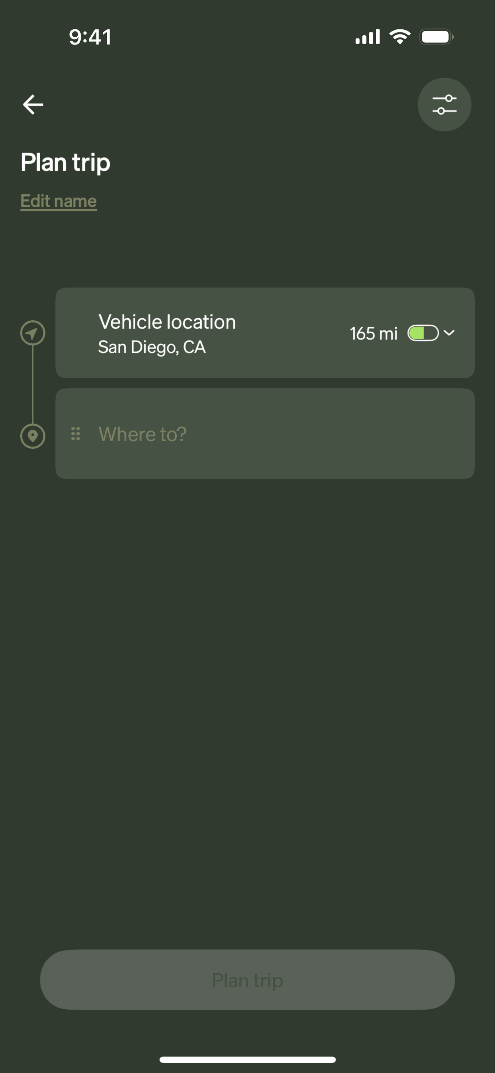 Rivian iOS Travel & Transportation interface screenshot 24