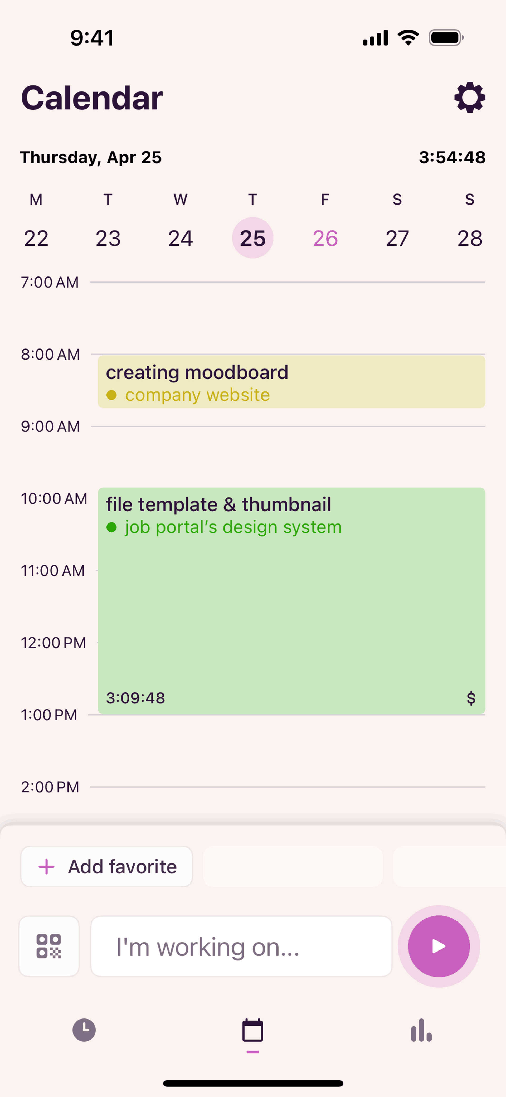 Toggl Track iOS Business interface screenshot 2
