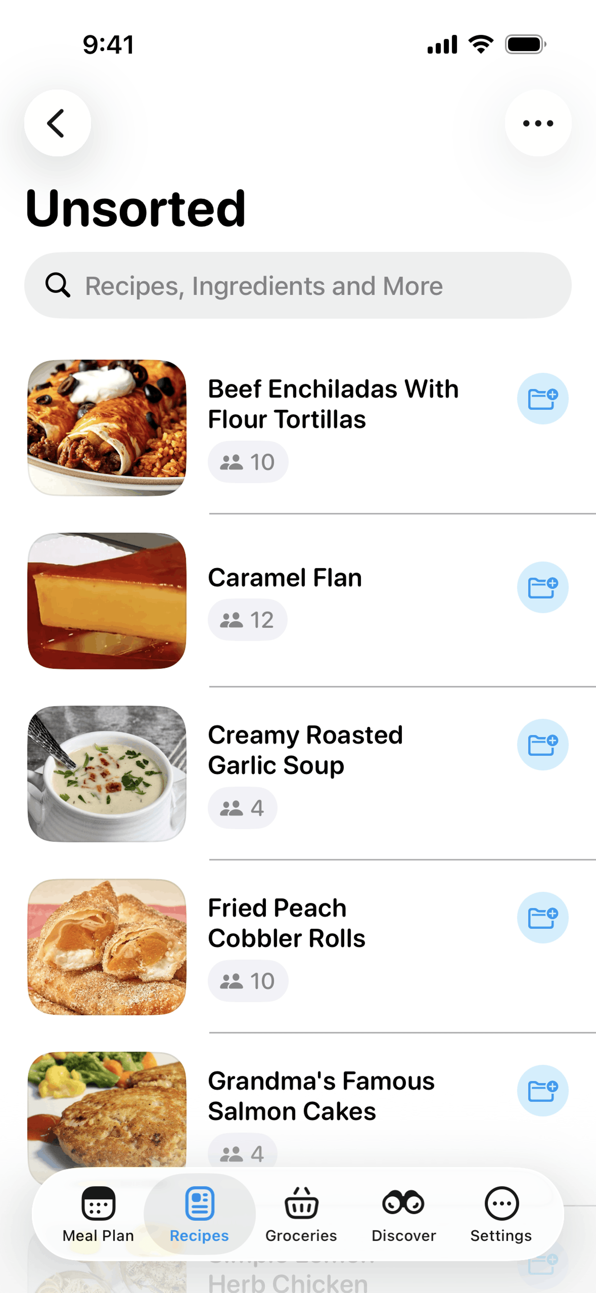 Crouton iOS Food & Drink interface screenshot 21