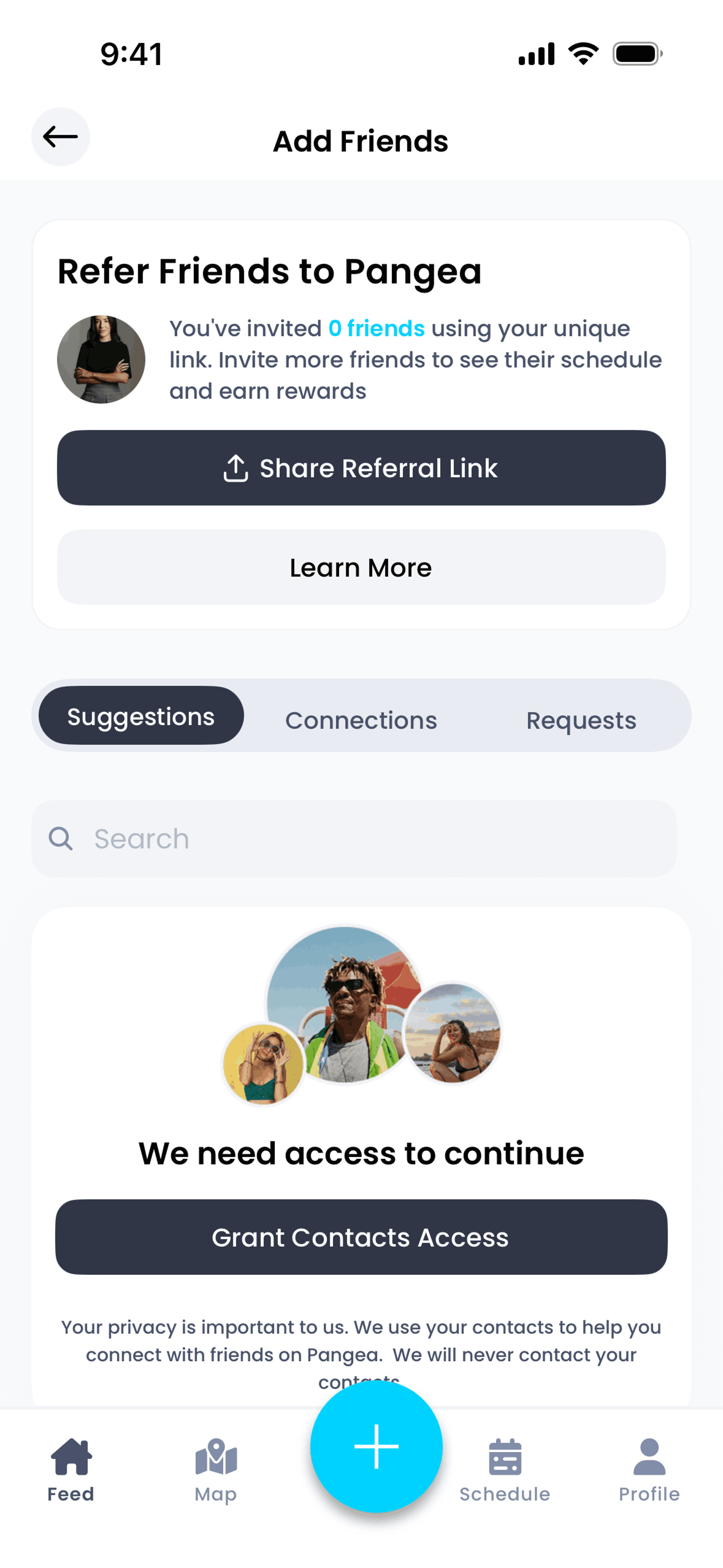 Pangea iOS Travel & Transportation interface screenshot 13
