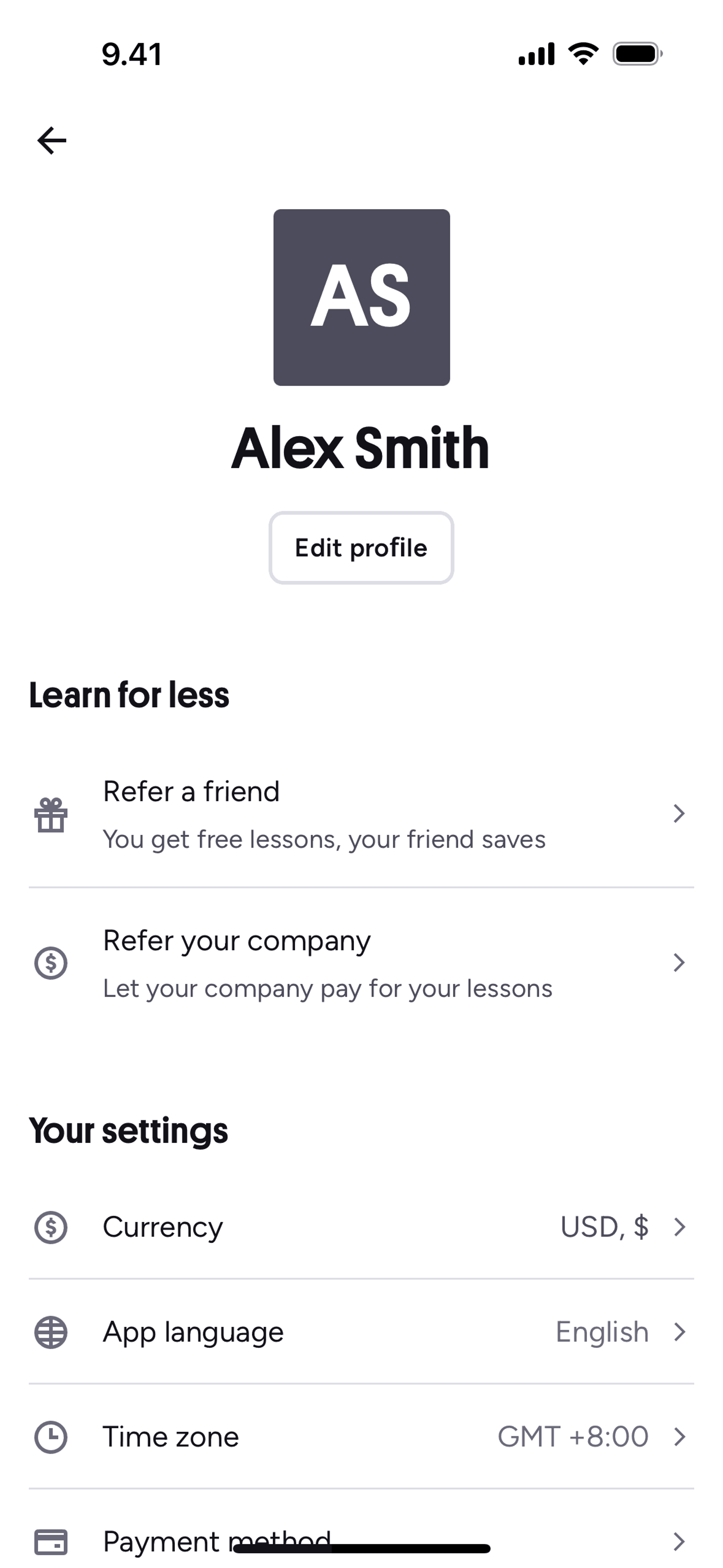 Preply iOS Education interface screenshot 23