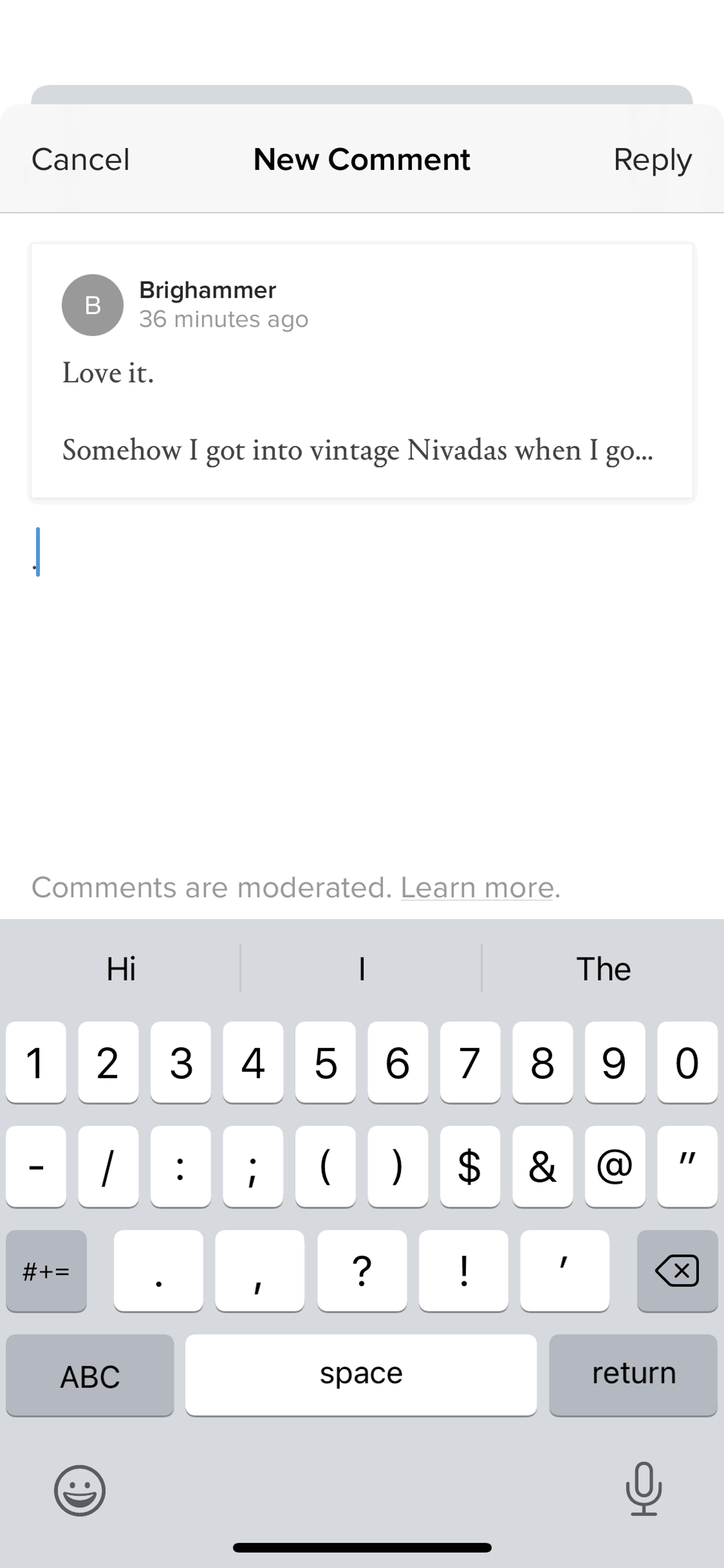 HODINKEE iOS Lifestyle interface screenshot 16