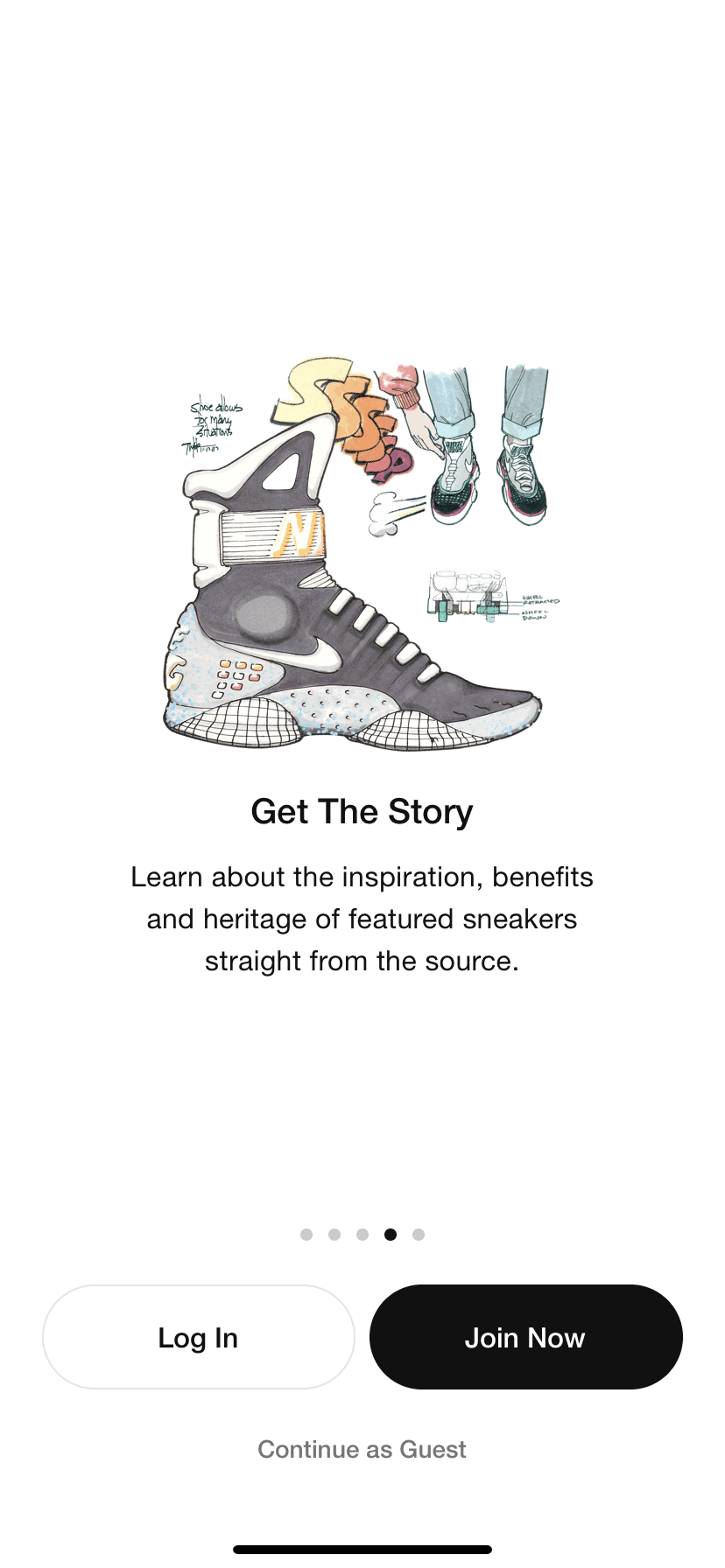 Nike SNKRS iOS Shopping interface screenshot 6