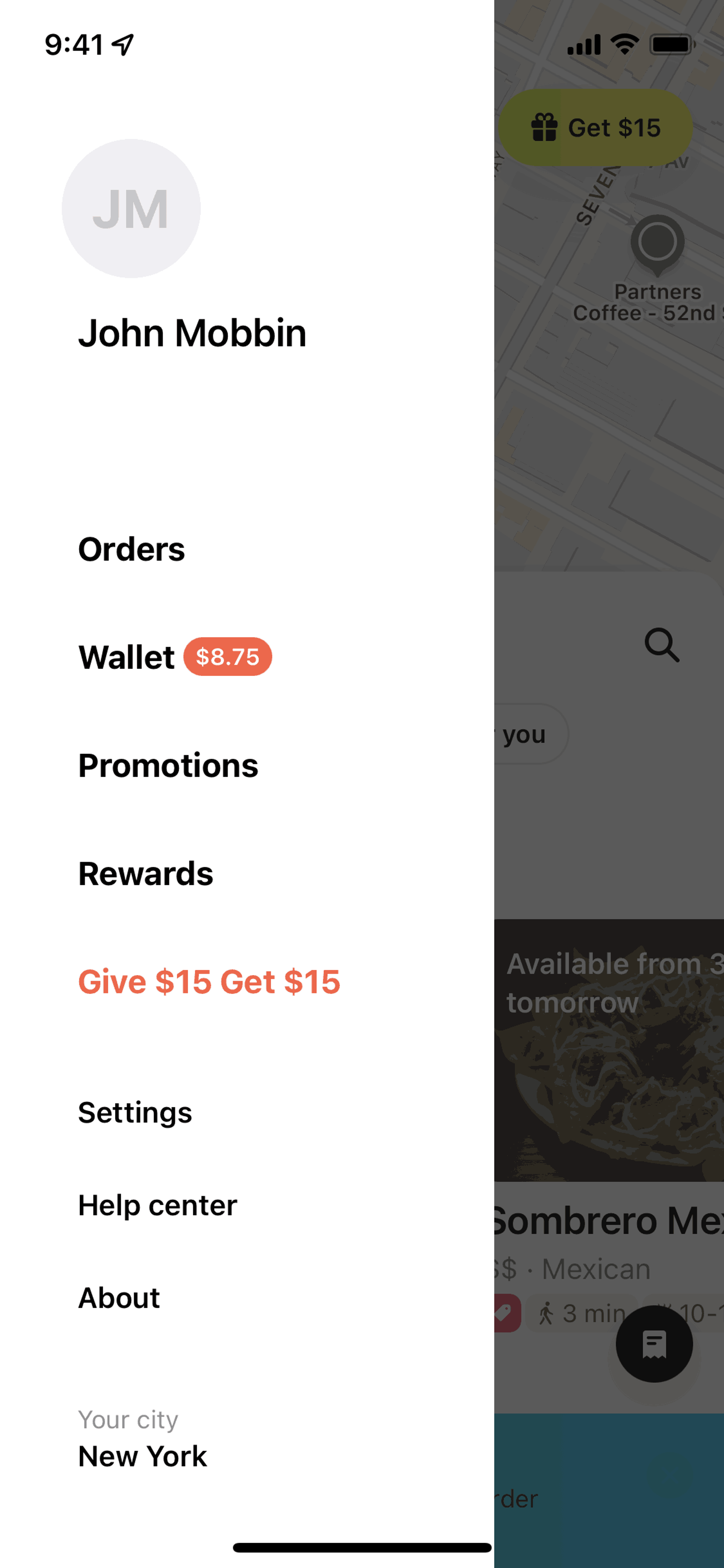 Allset iOS Food & Drink interface screenshot 5