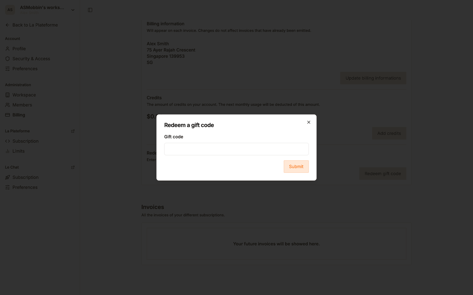 Mistral AI Web AI interface screenshot 22