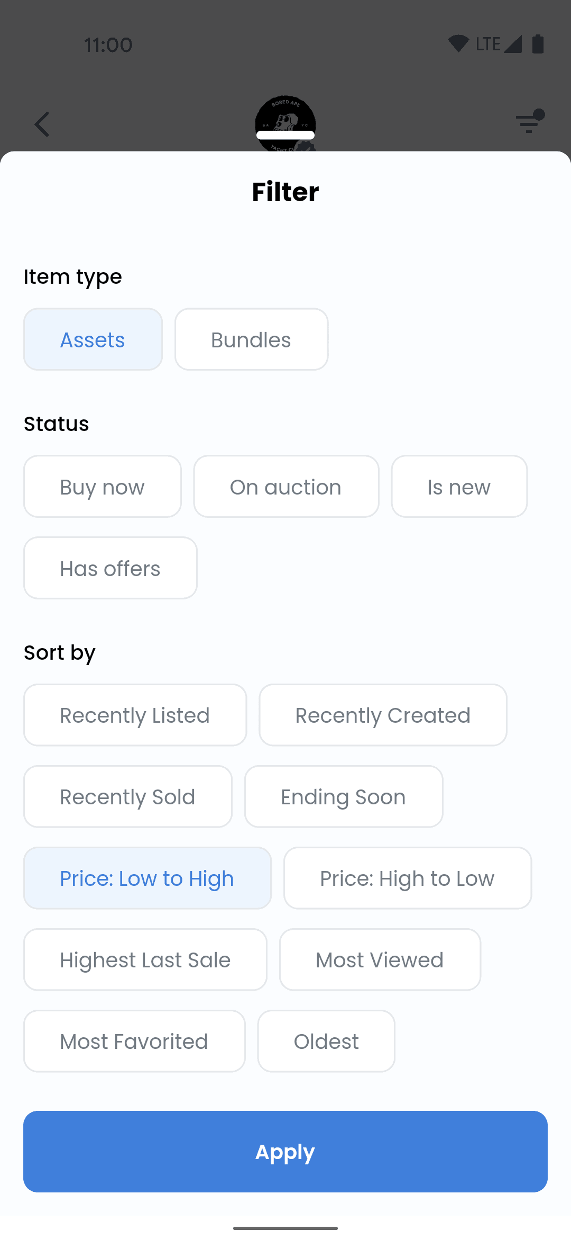 OpenSea Android Graphics & Design interface screenshot 16