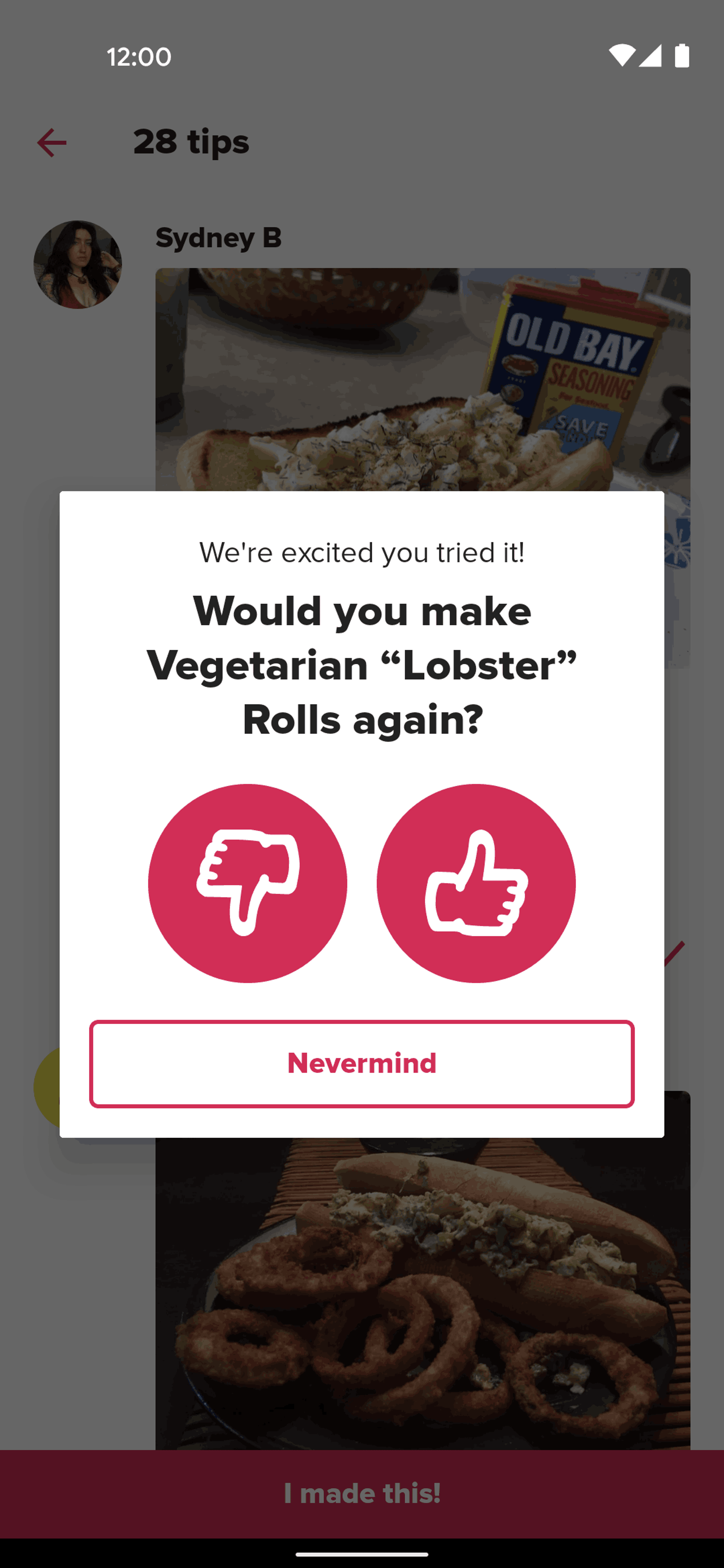 Tasty Android Food & Drink interface screenshot 24