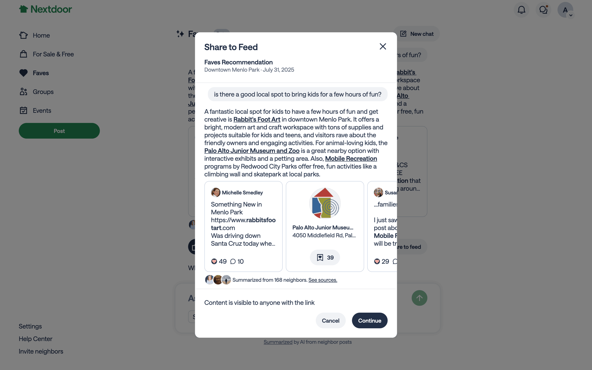 Nextdoor Web Social Networking interface screenshot 21