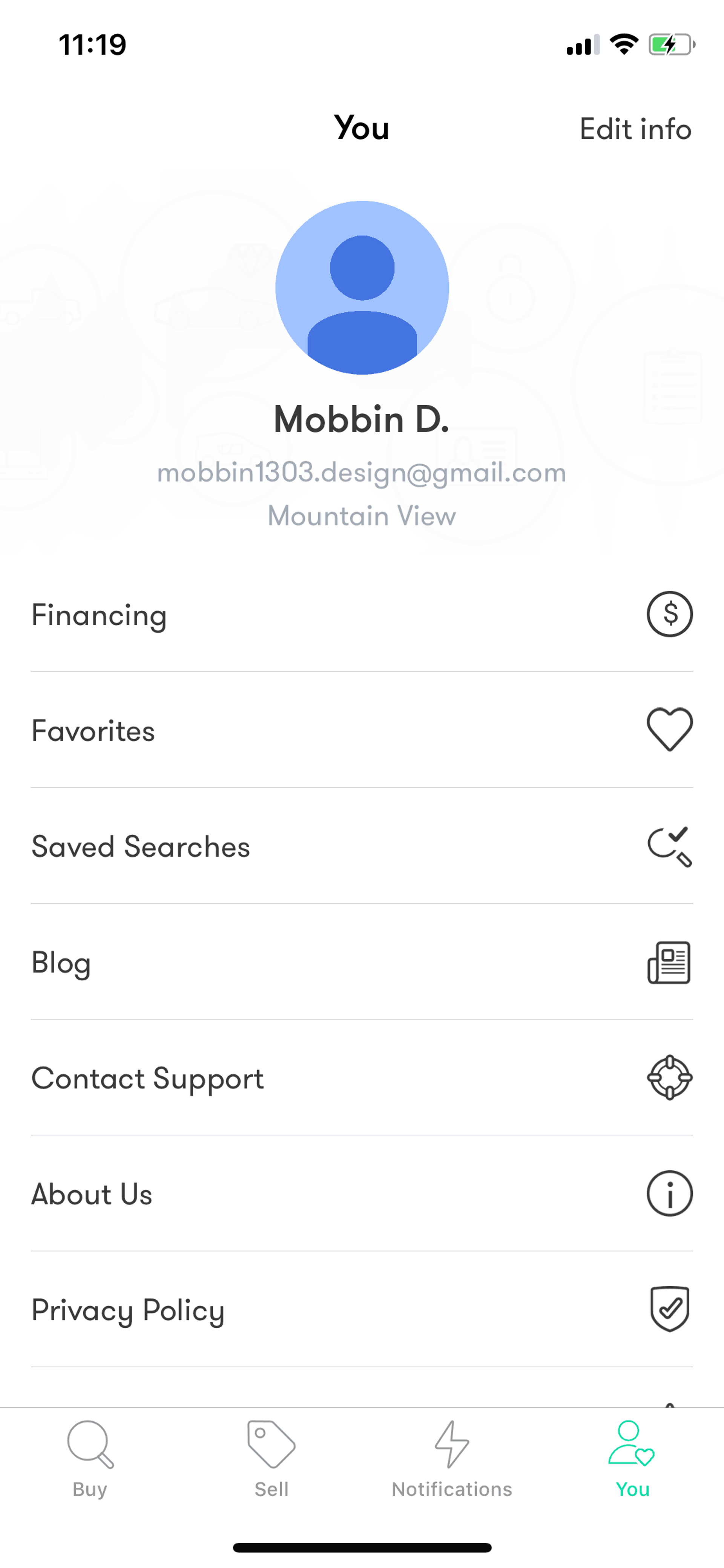 Instamotor iOS Shopping interface screenshot 20