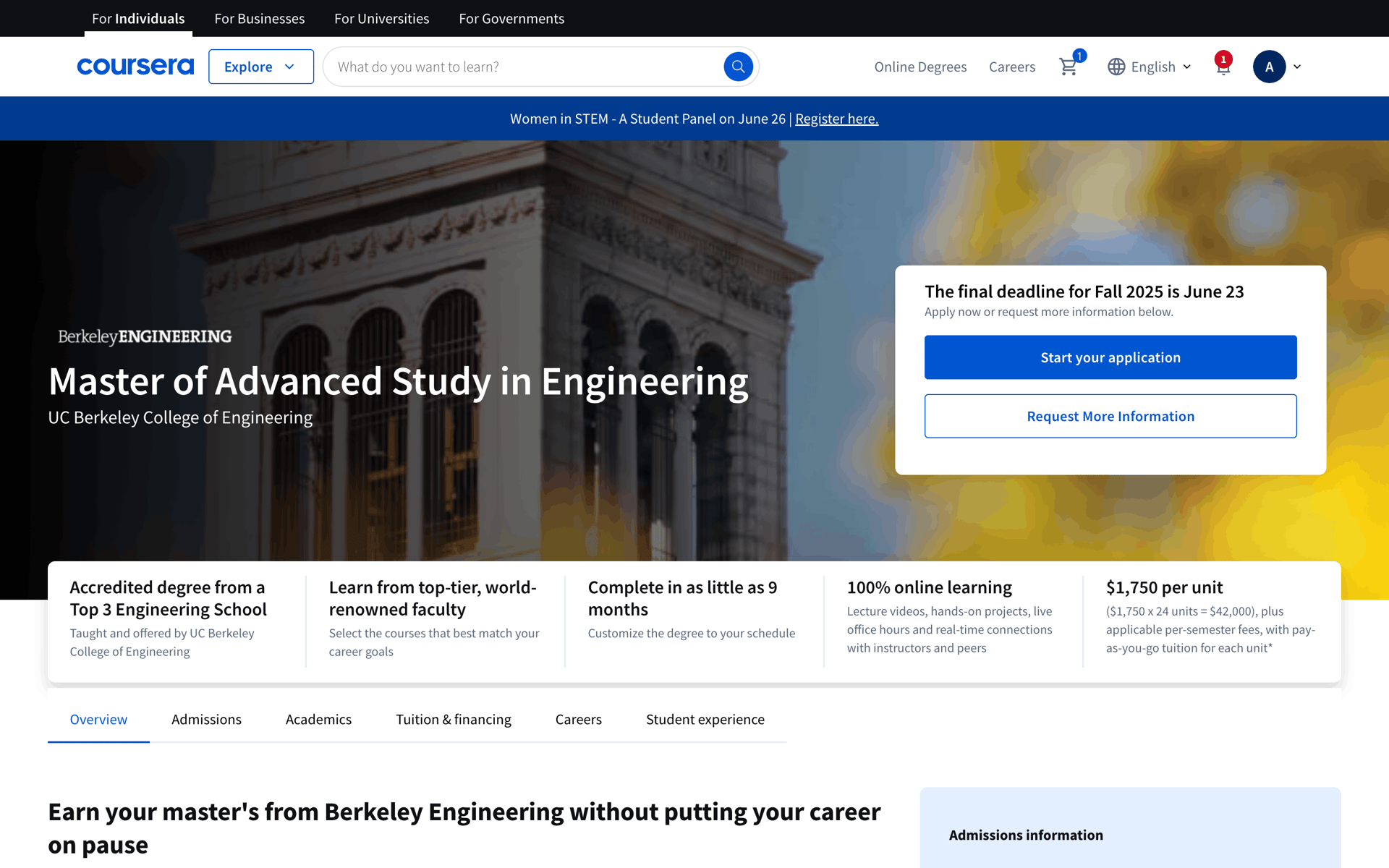 Coursera Web Education interface screenshot 4