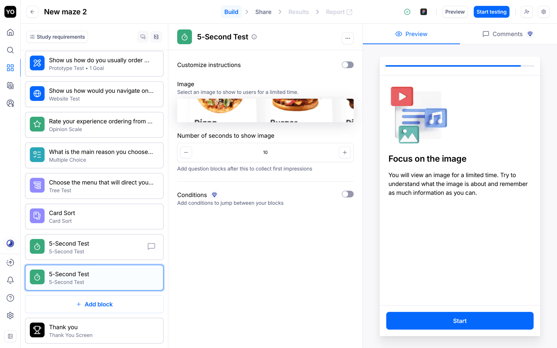 Maze Web Business interface screenshot 15