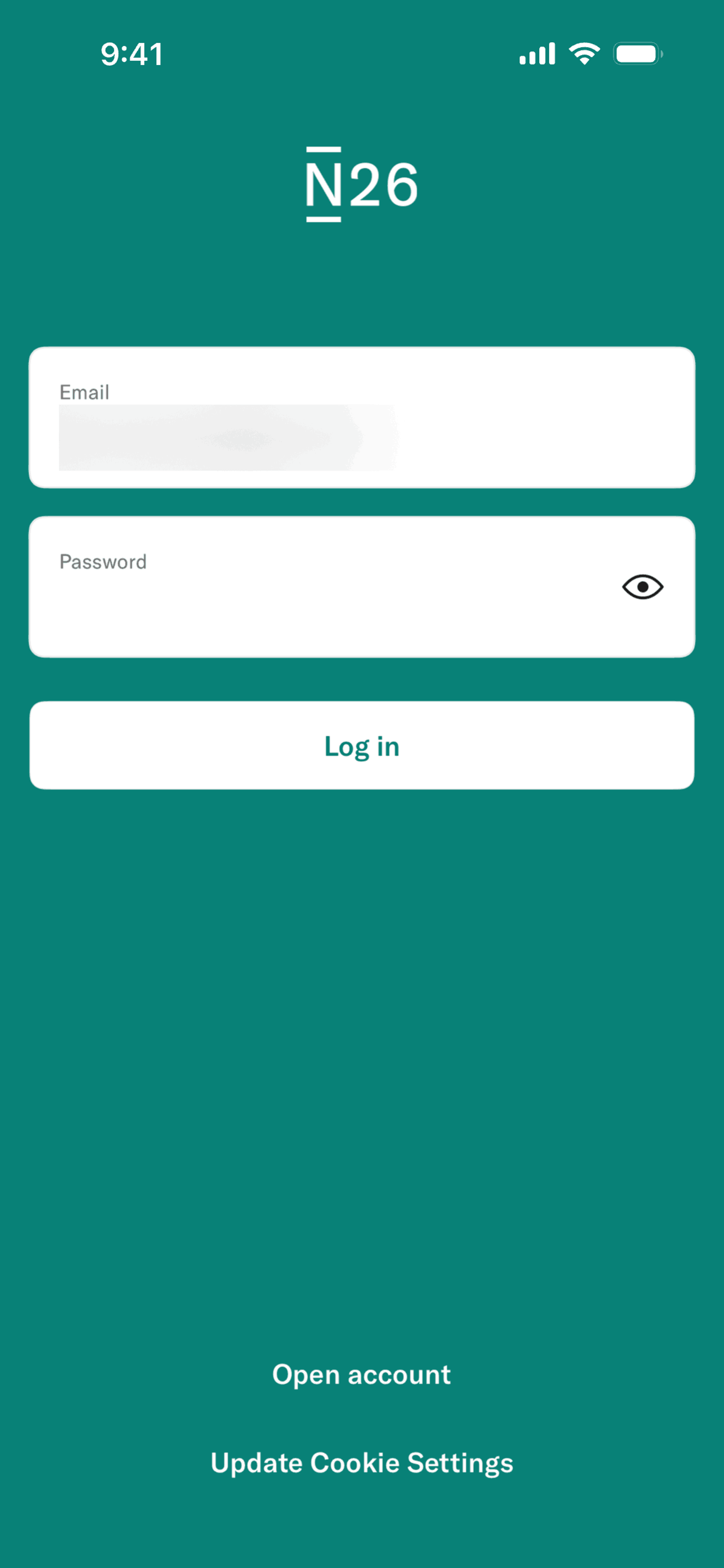 N26 iOS Finance interface screenshot 16