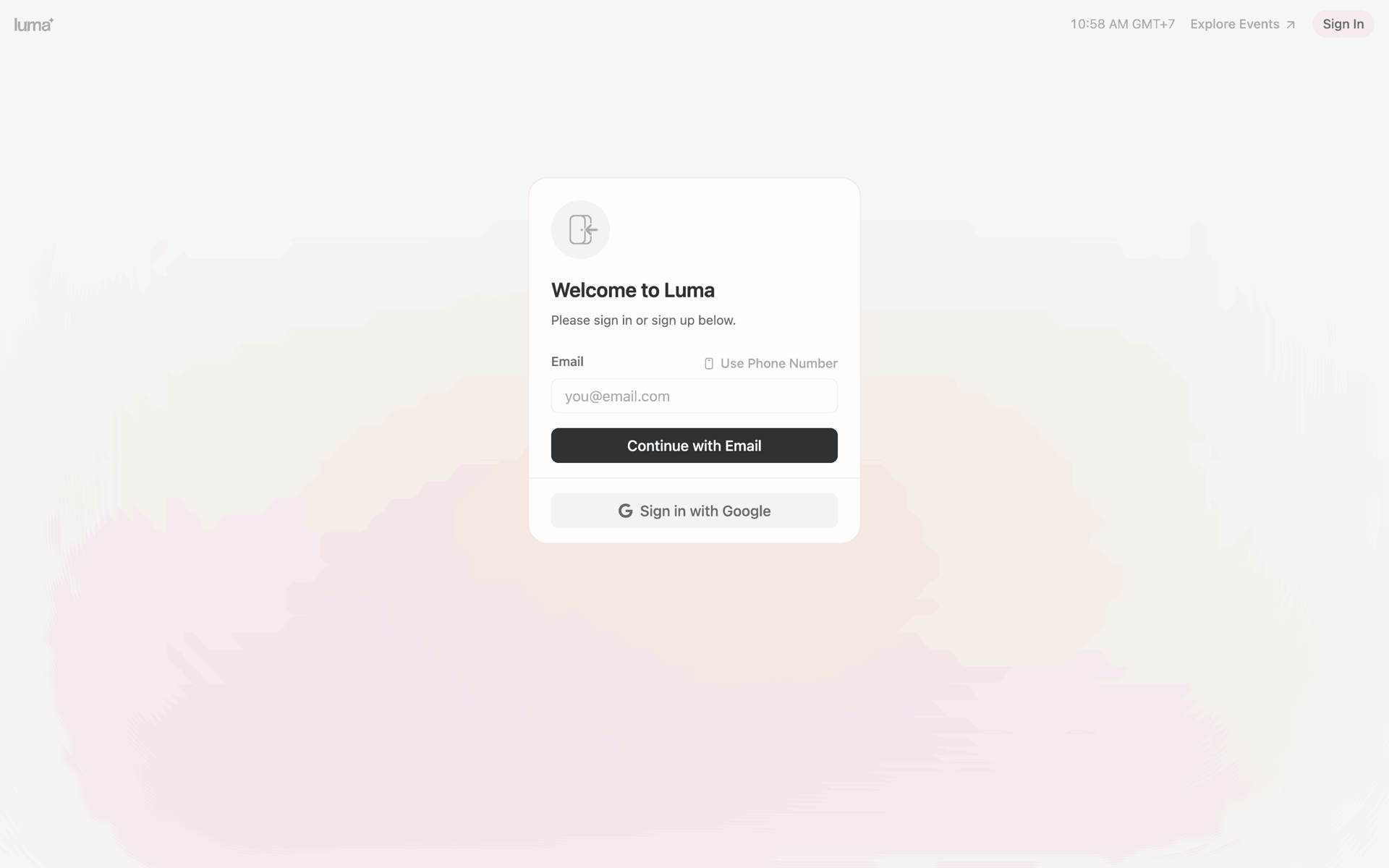 Luma Web Lifestyle interface screenshot 5