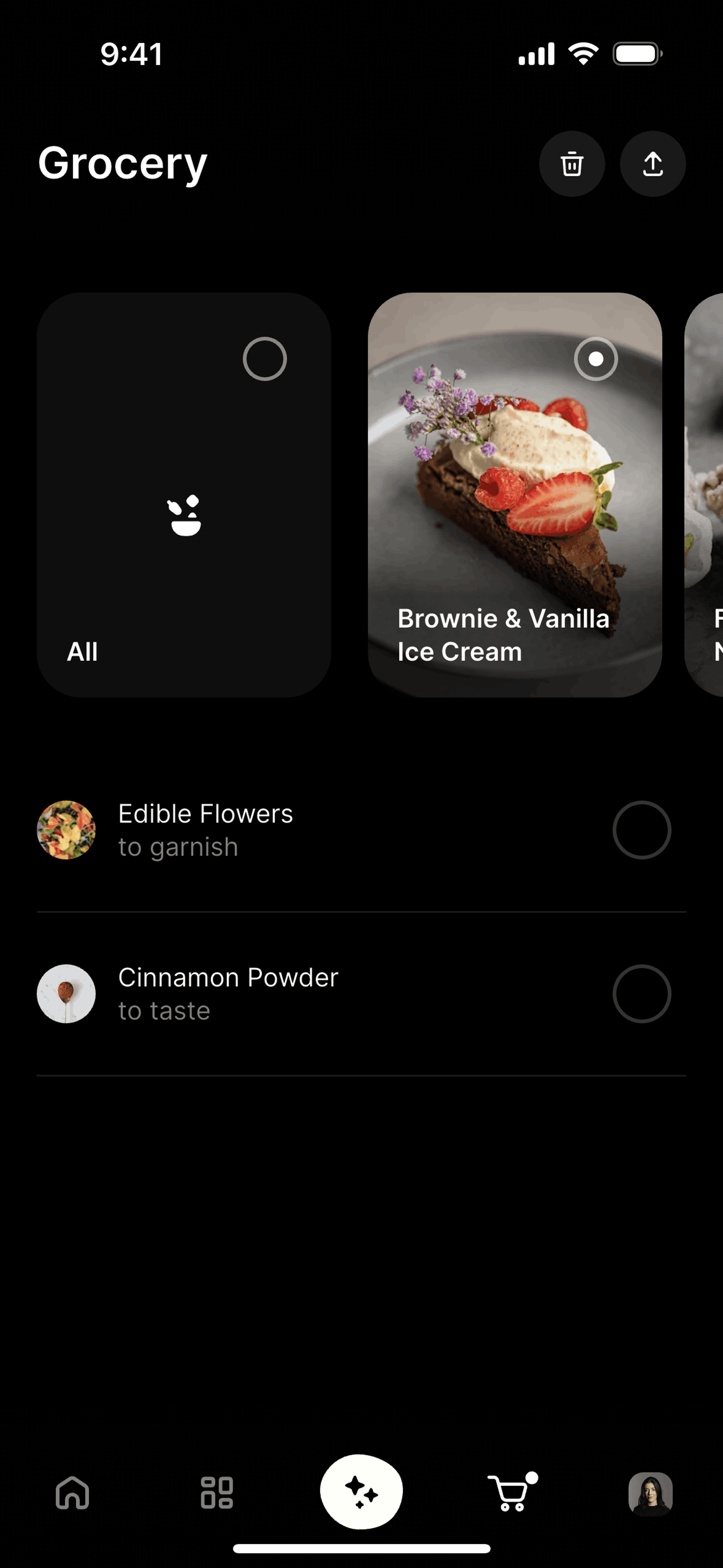 CREME iOS AI interface screenshot 16