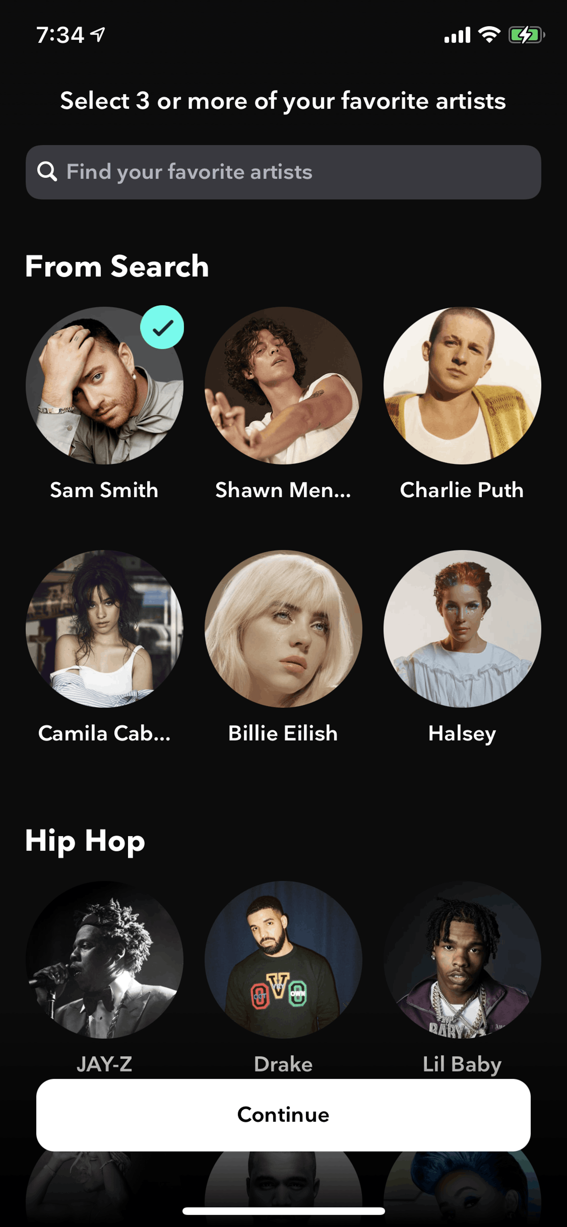 TIDAL iOS Music & Audio interface screenshot 14
