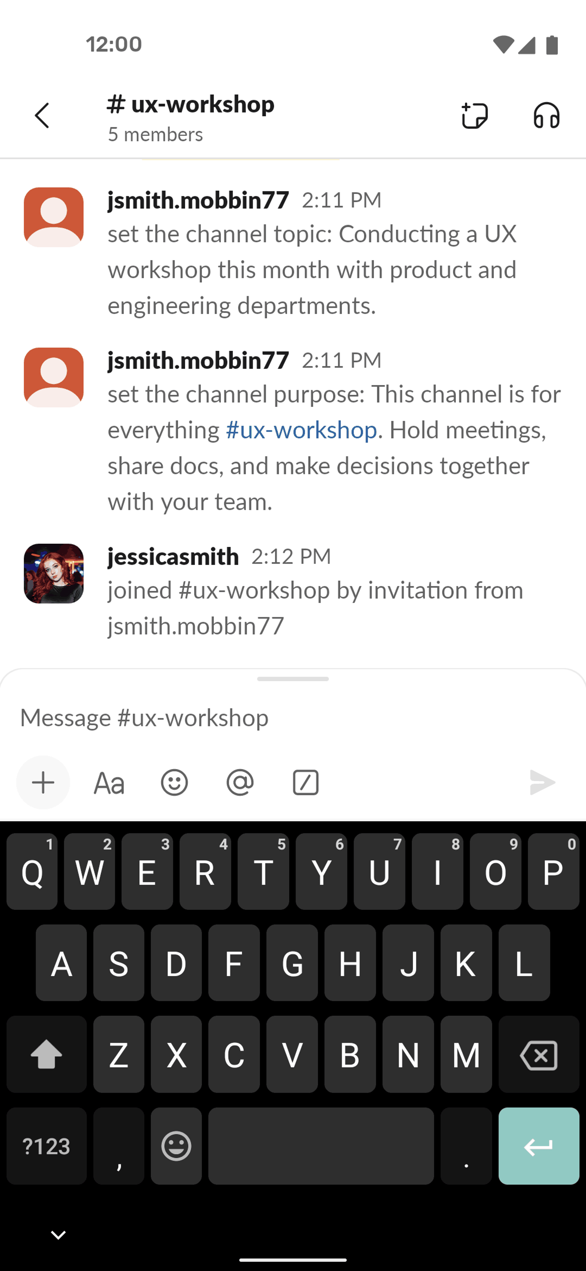 Slack Android Business interface screenshot 14