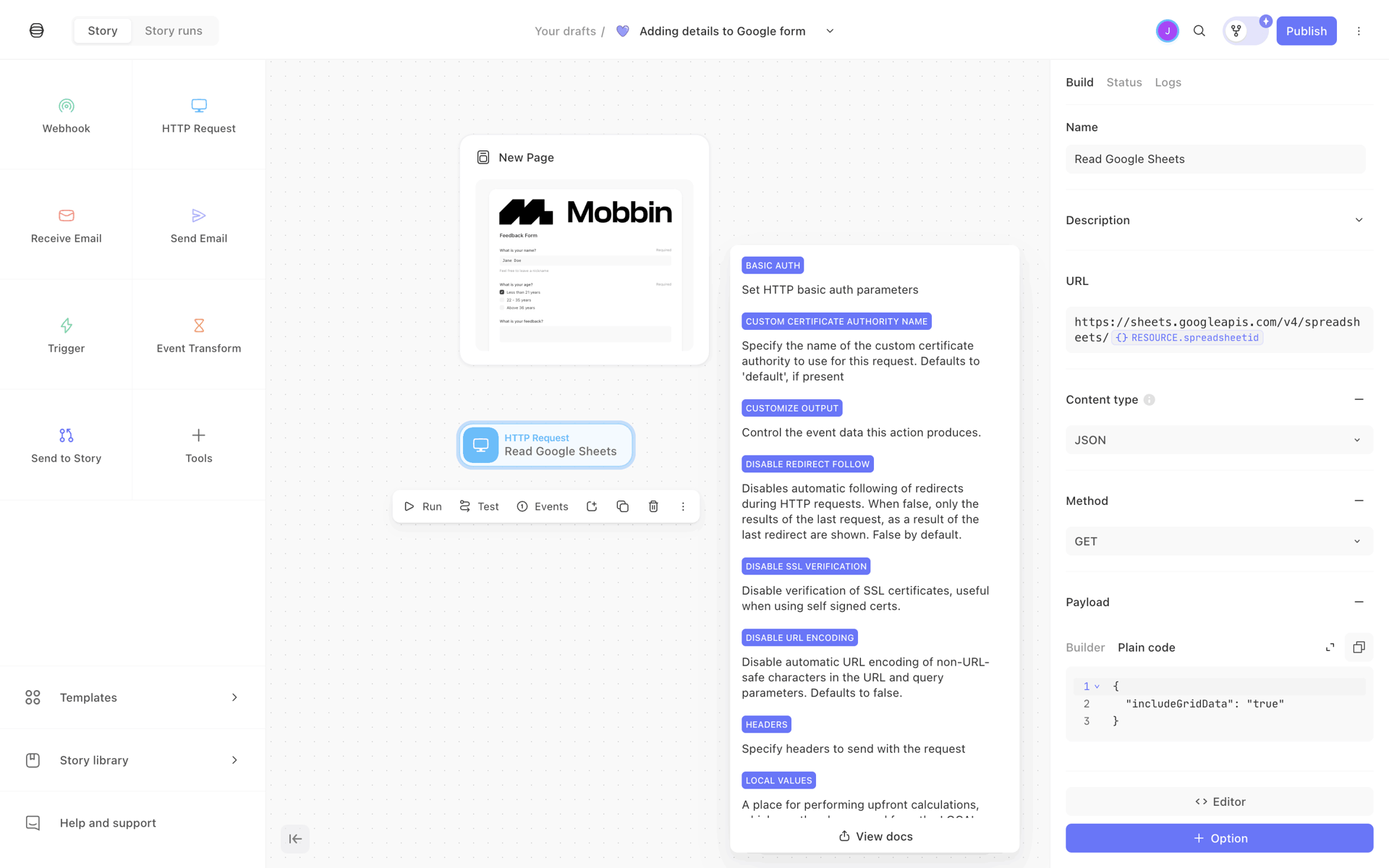 Tines Web Collaboration interface screenshot 16