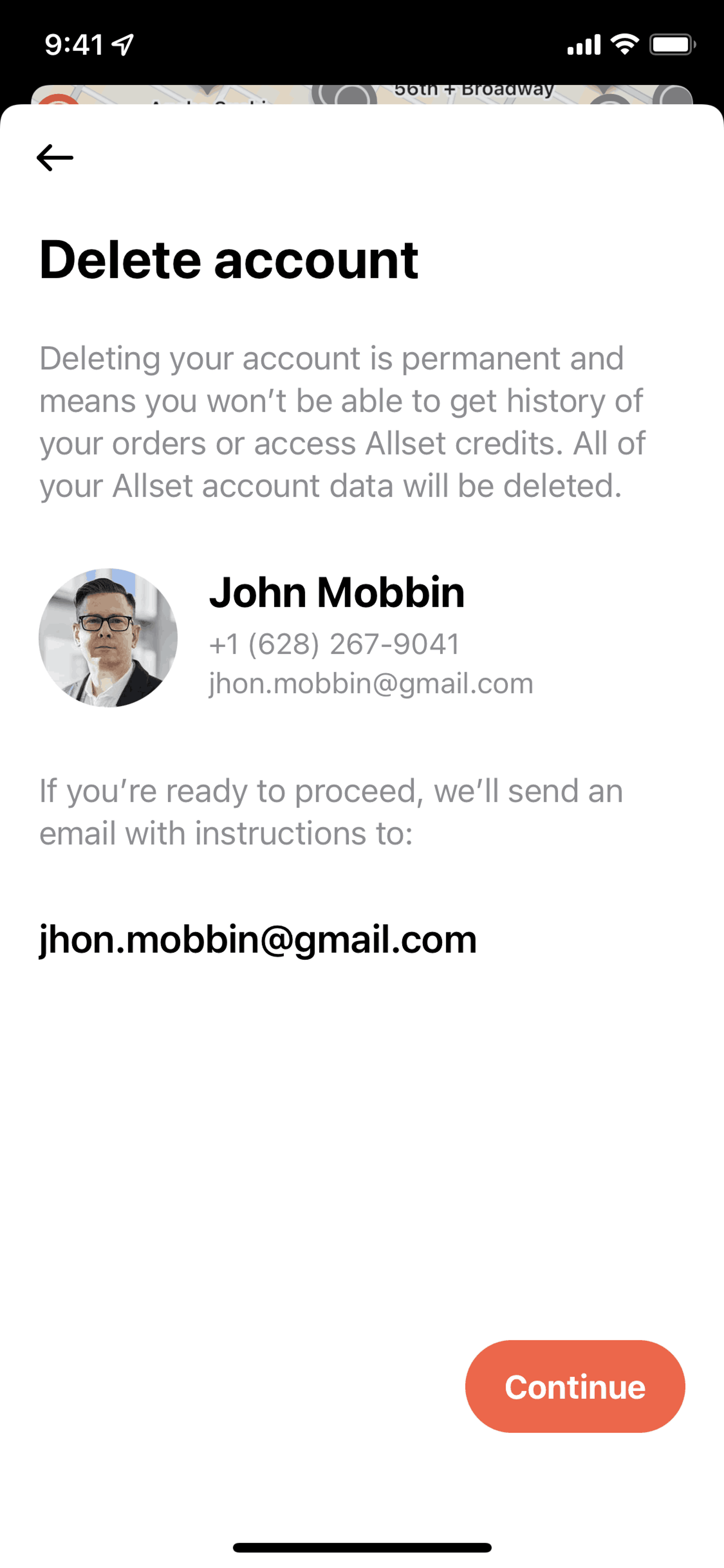 Allset iOS Food & Drink interface screenshot 7