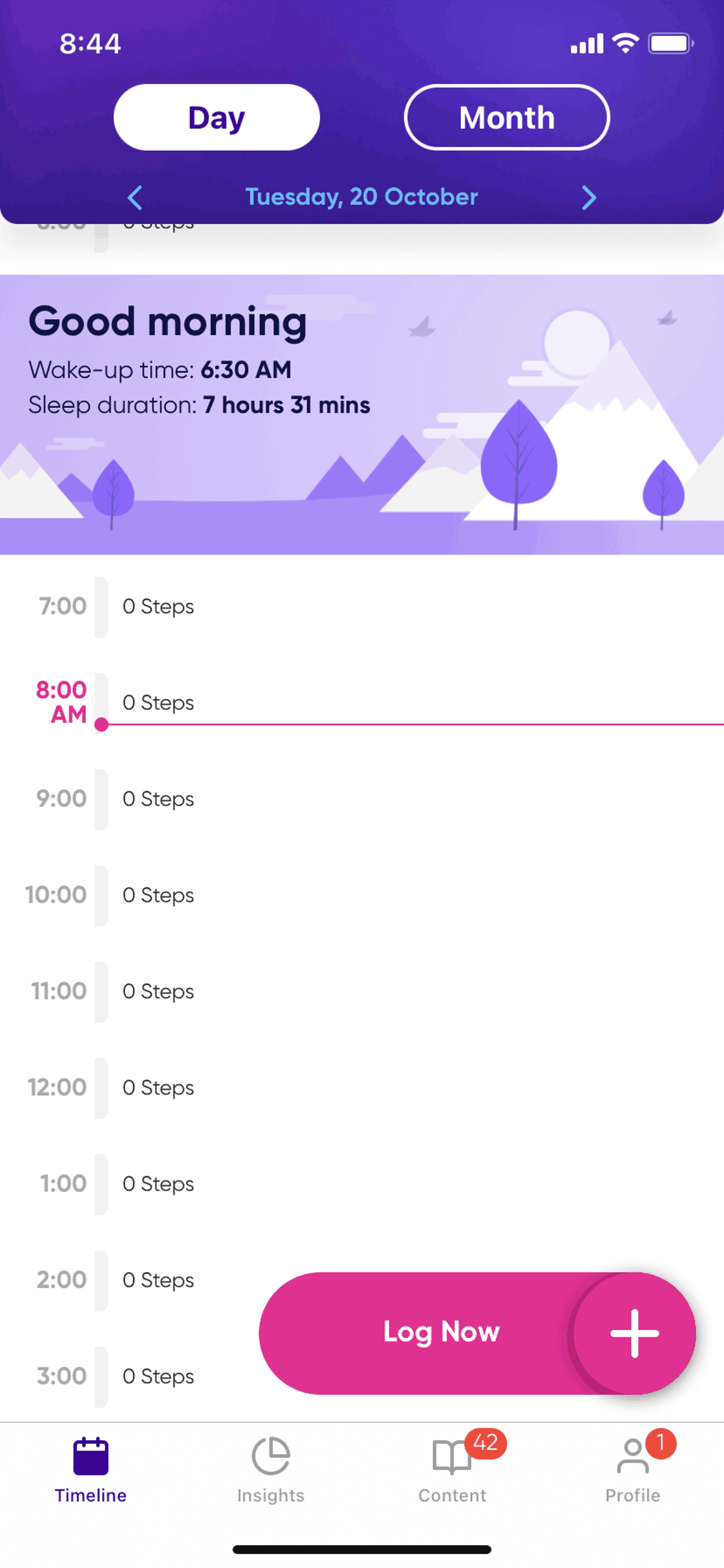 Epsy iOS Health & Fitness interface screenshot 23