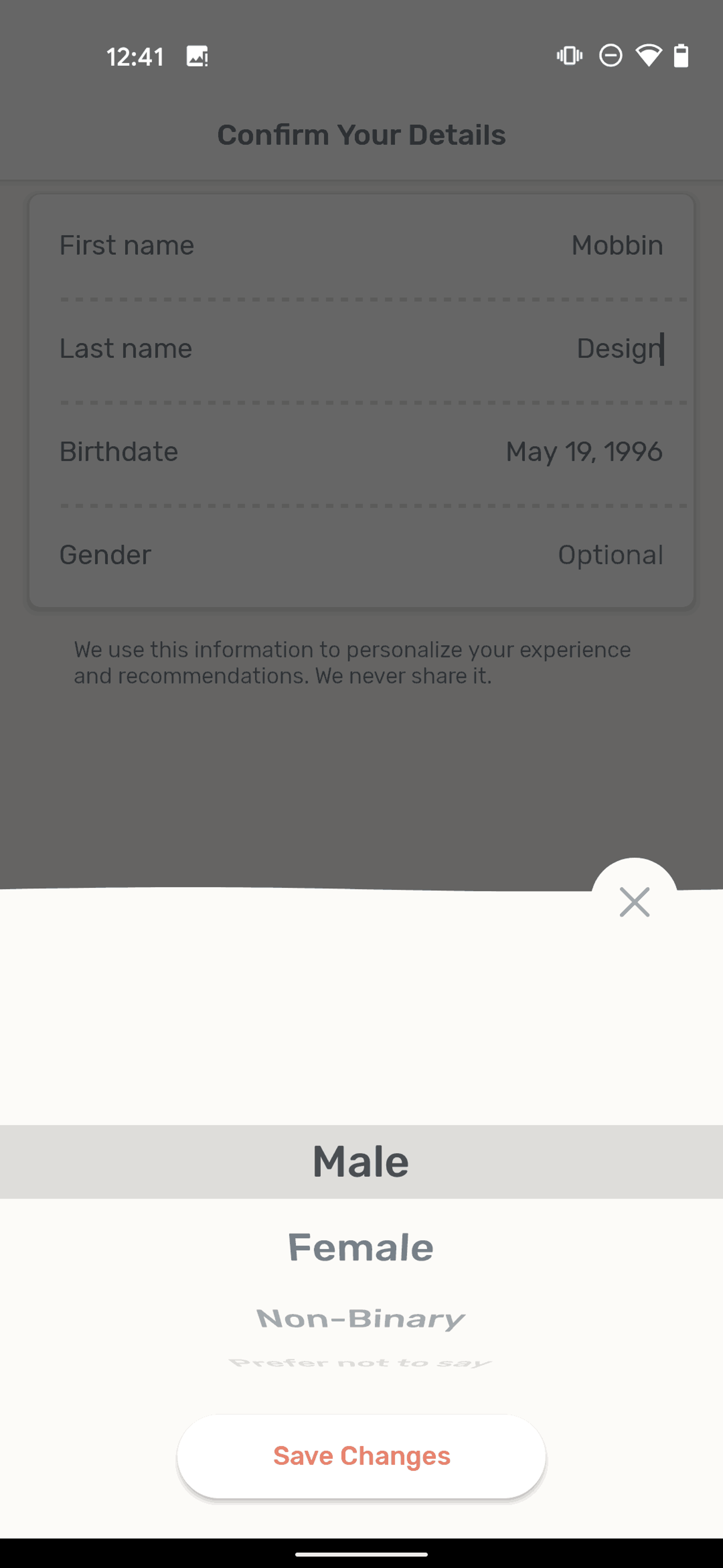 Zero Android Health & Fitness interface screenshot 8