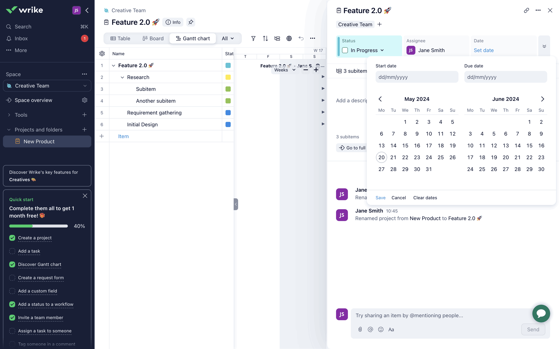 Wrike Web Productivity interface screenshot 19