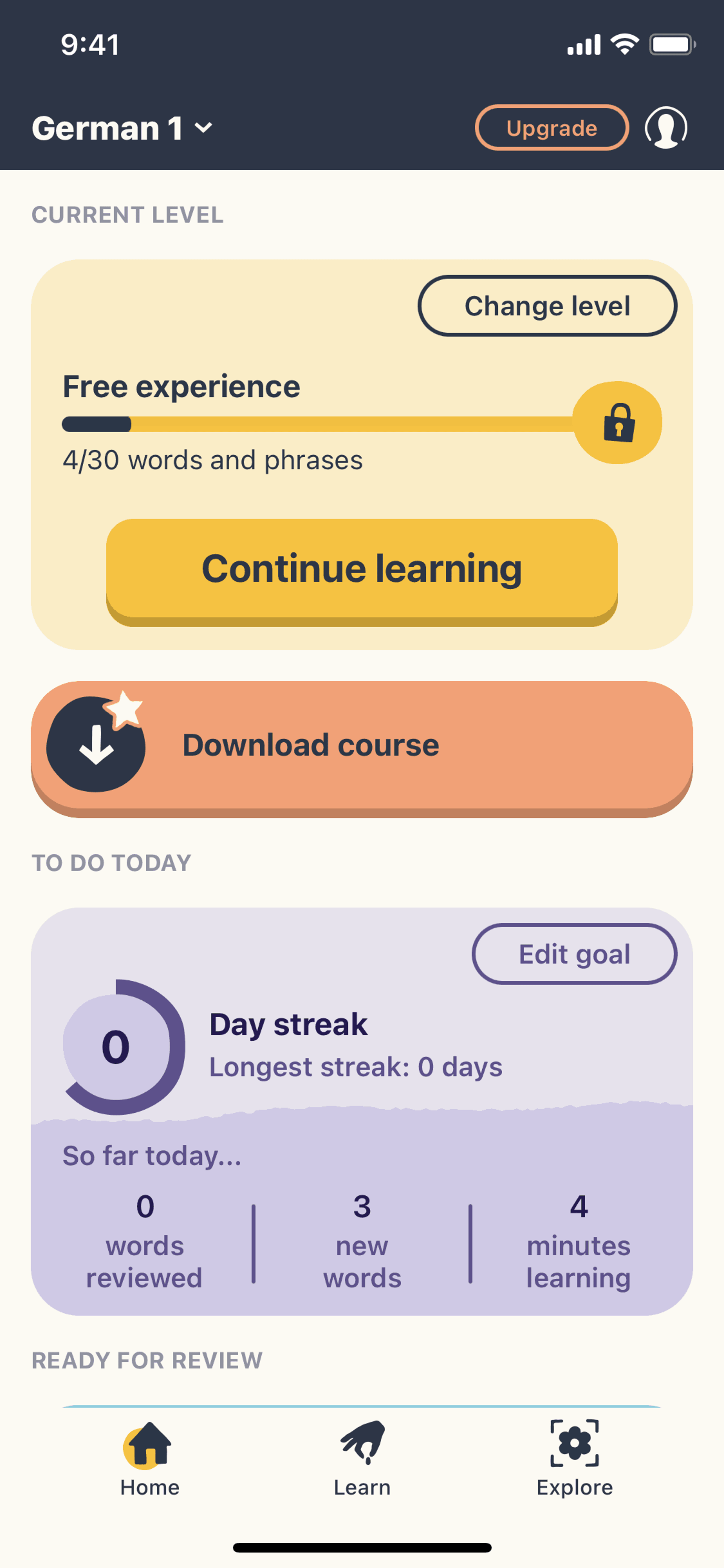 Memrise iOS Education interface screenshot 18