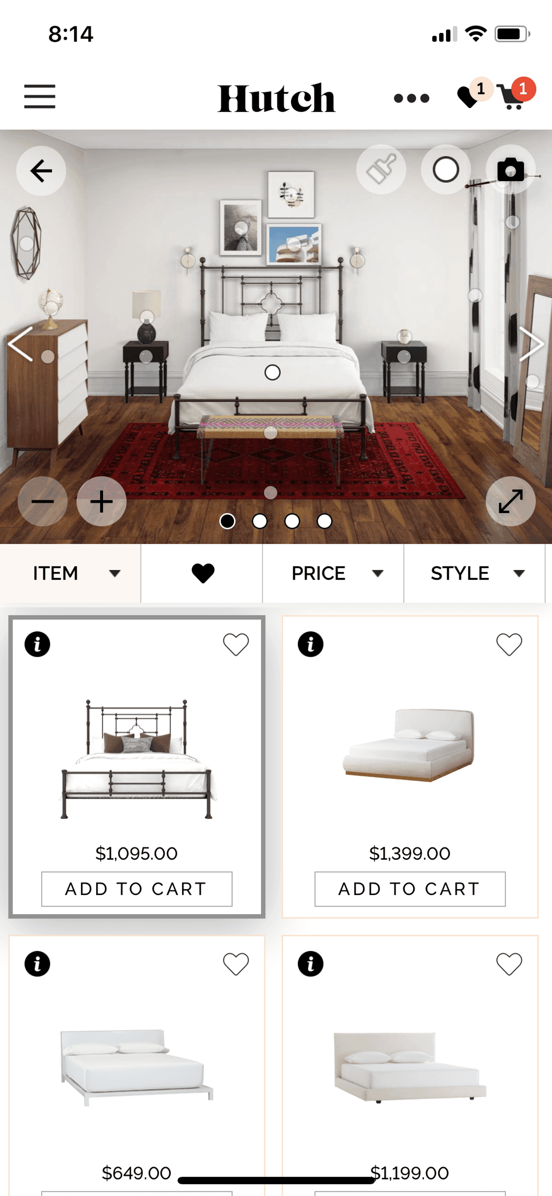 Hutch iOS Lifestyle interface screenshot 24